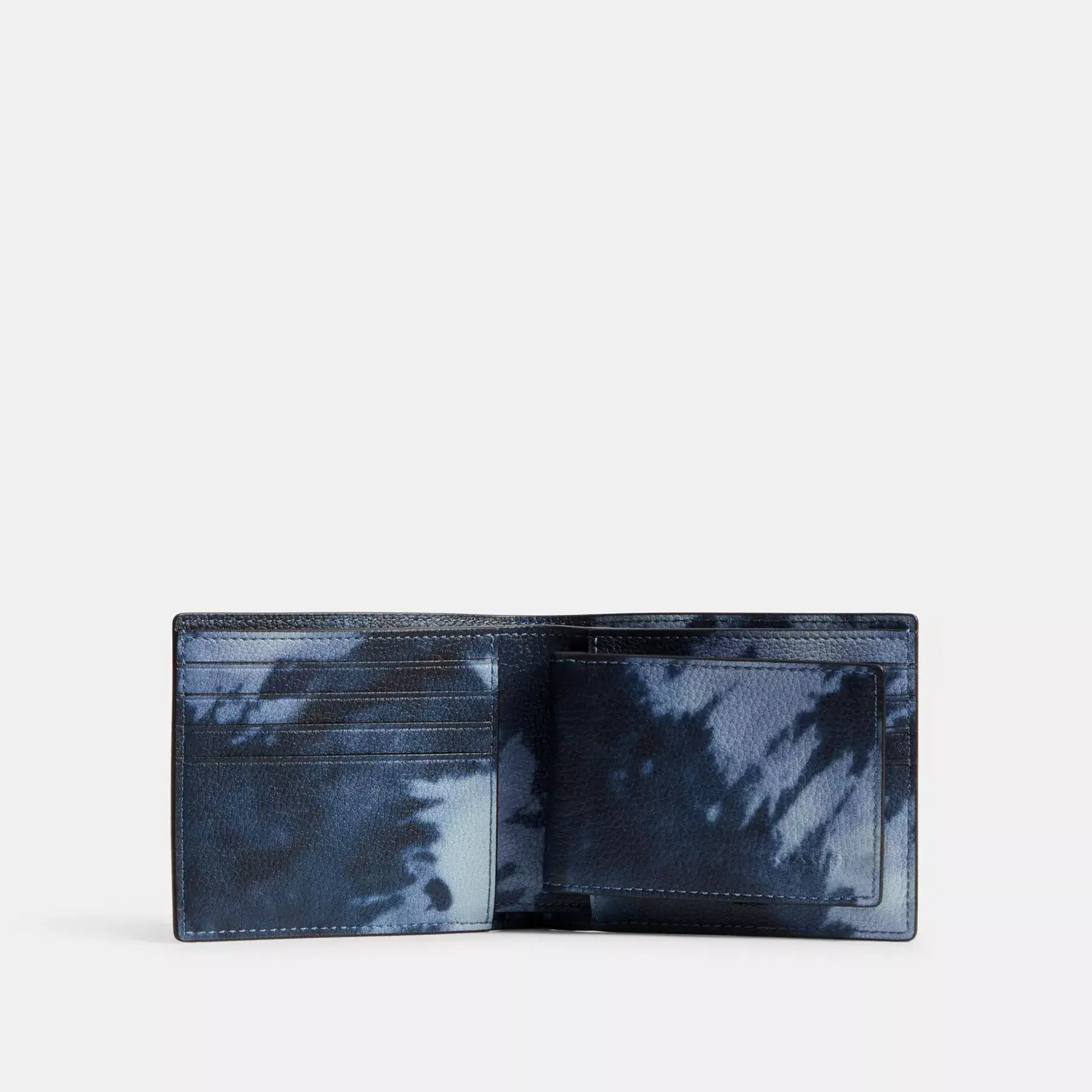 3-In-1 Wallet With Tie-Dye Print