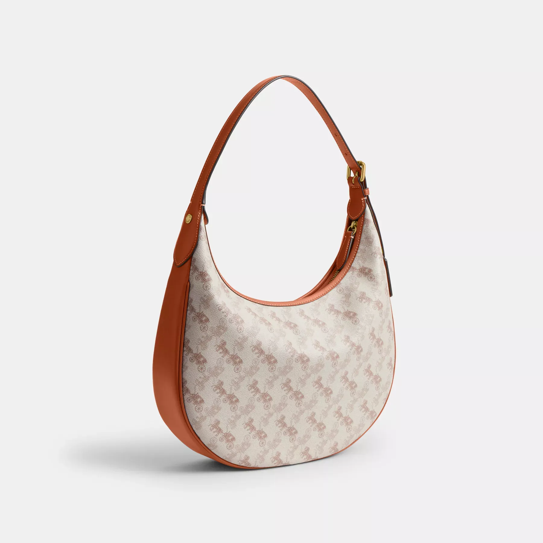 Ace Hobo Bag With Horse And Carriage Print