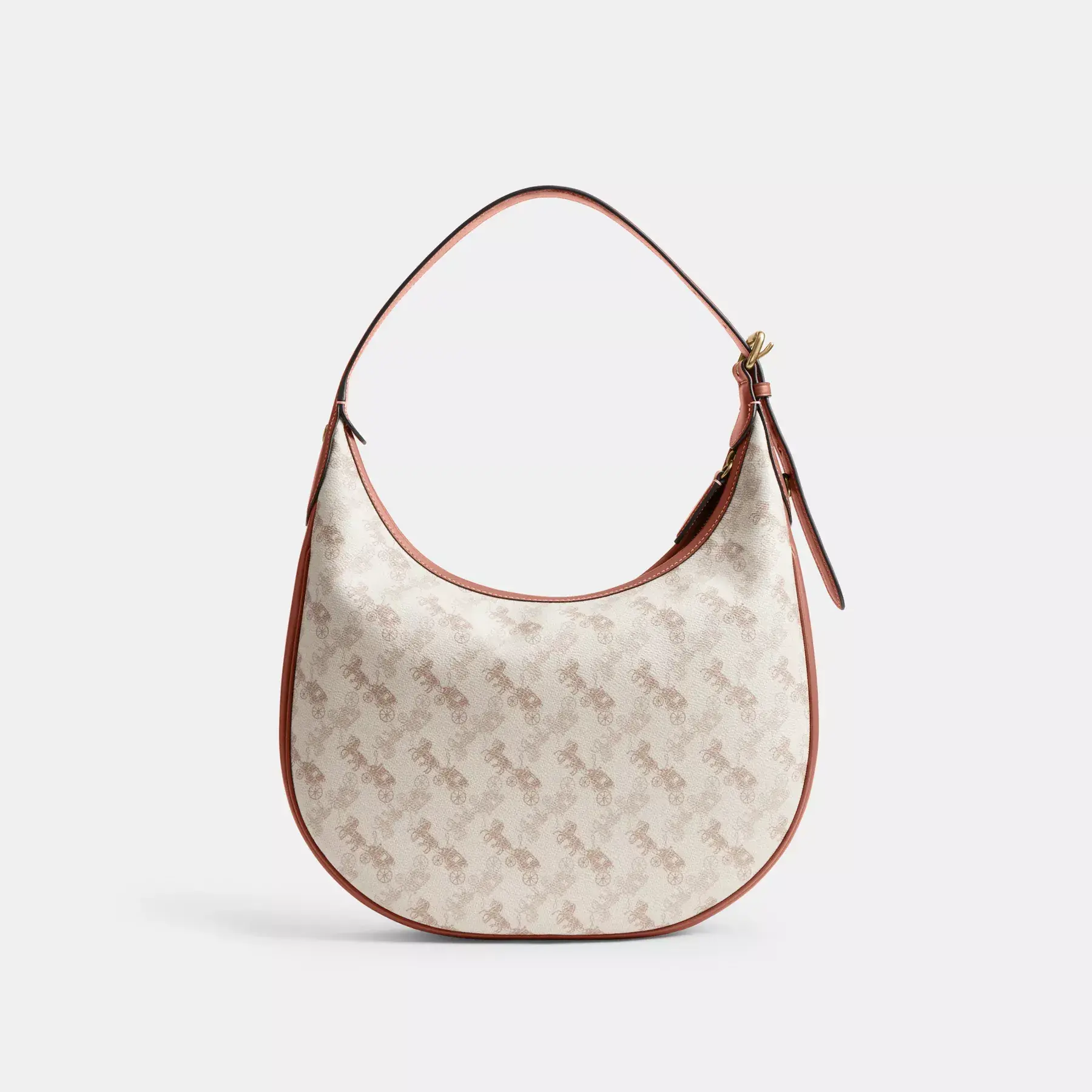 Ace Hobo Bag With Horse And Carriage Print Ace Hobo Bag With Horse And Carriage Print