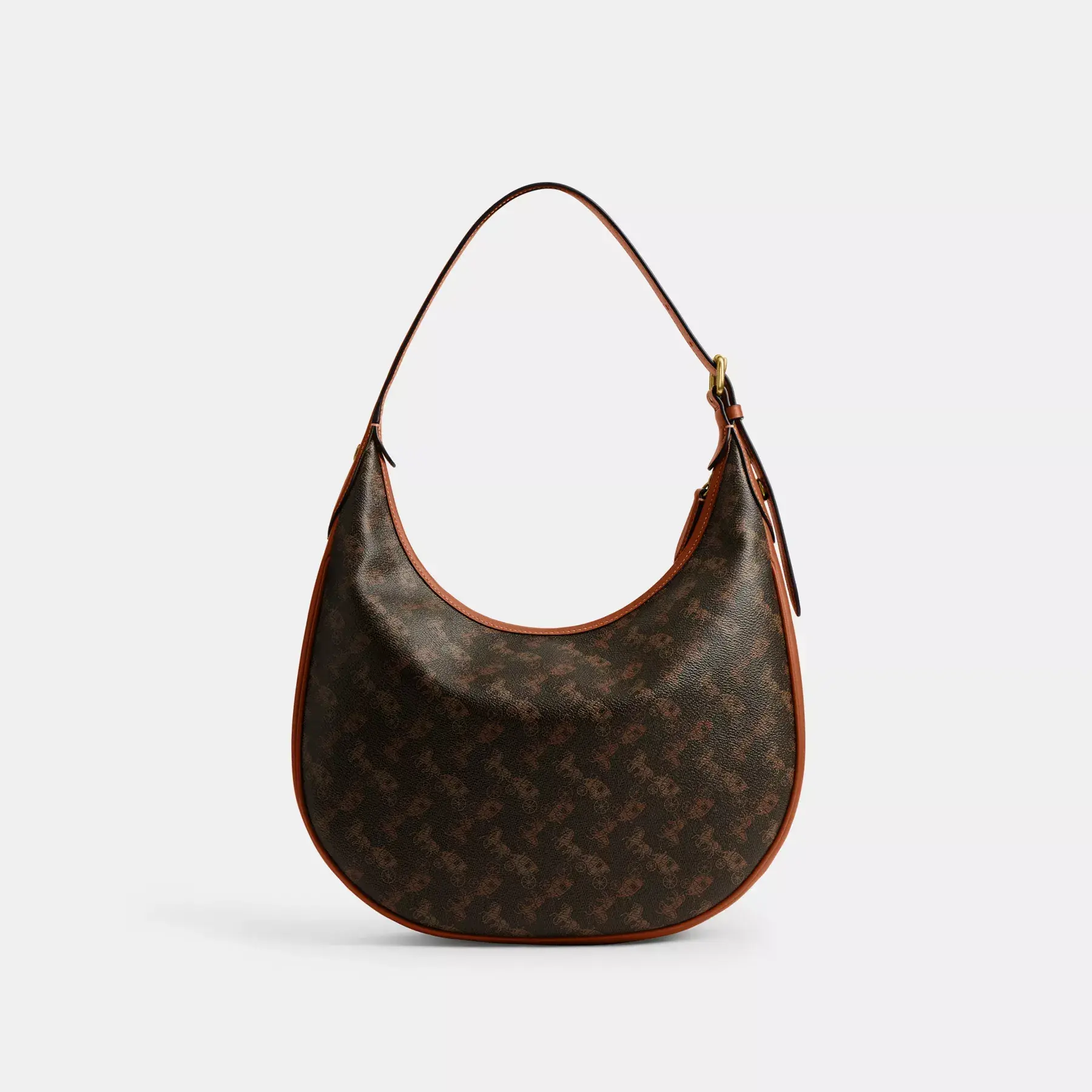 Ace Hobo Bag With Horse And Carriage Print Ace Hobo Bag With Horse And Carriage Print