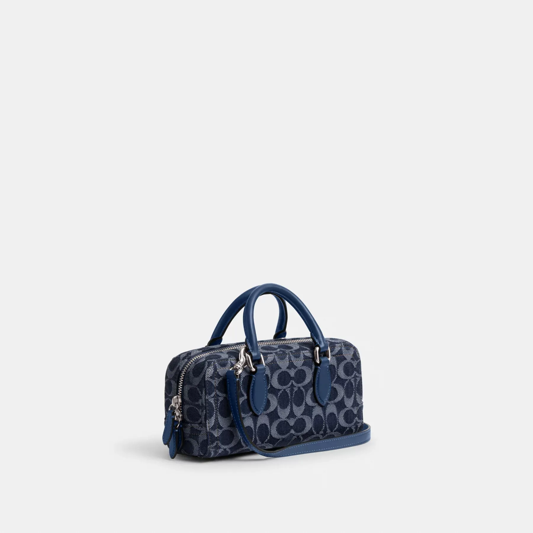 Bowery Satchel 22 In Signature Denim Bowery Satchel 22 In Signature Denim