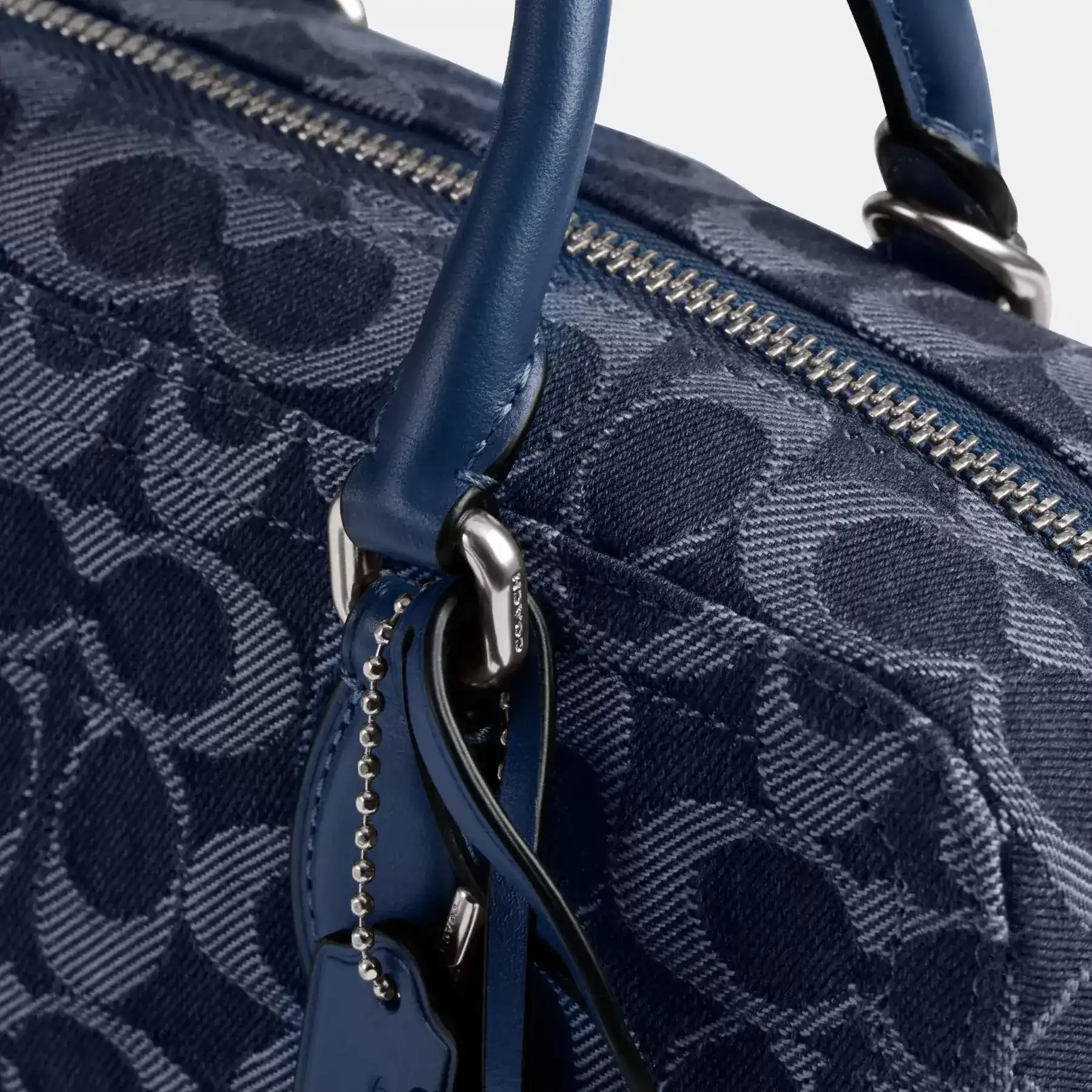 Bowery Satchel 22 In Signature Denim Bowery Satchel 22 In Signature Denim