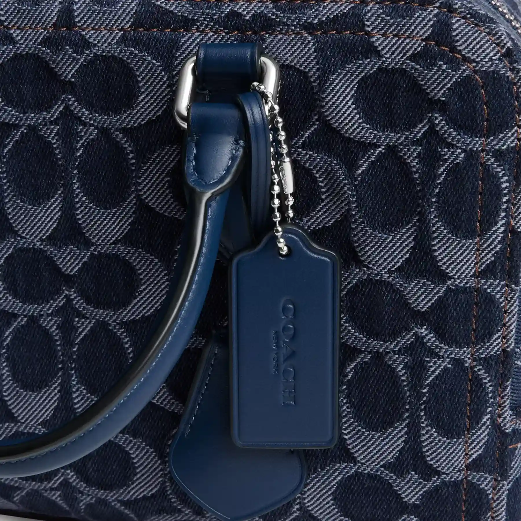 Bowery Satchel 24 In Signature Denim Bowery Satchel 24 In Signature Denim