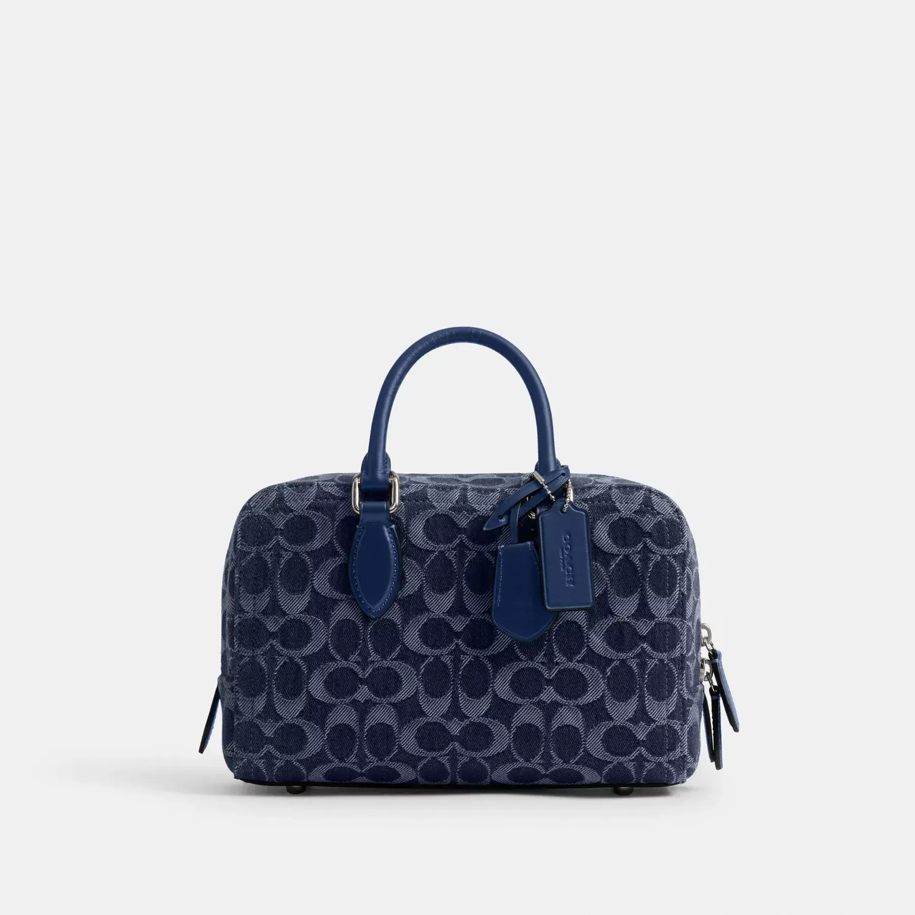 Bowery Satchel 24 In Signature Denim