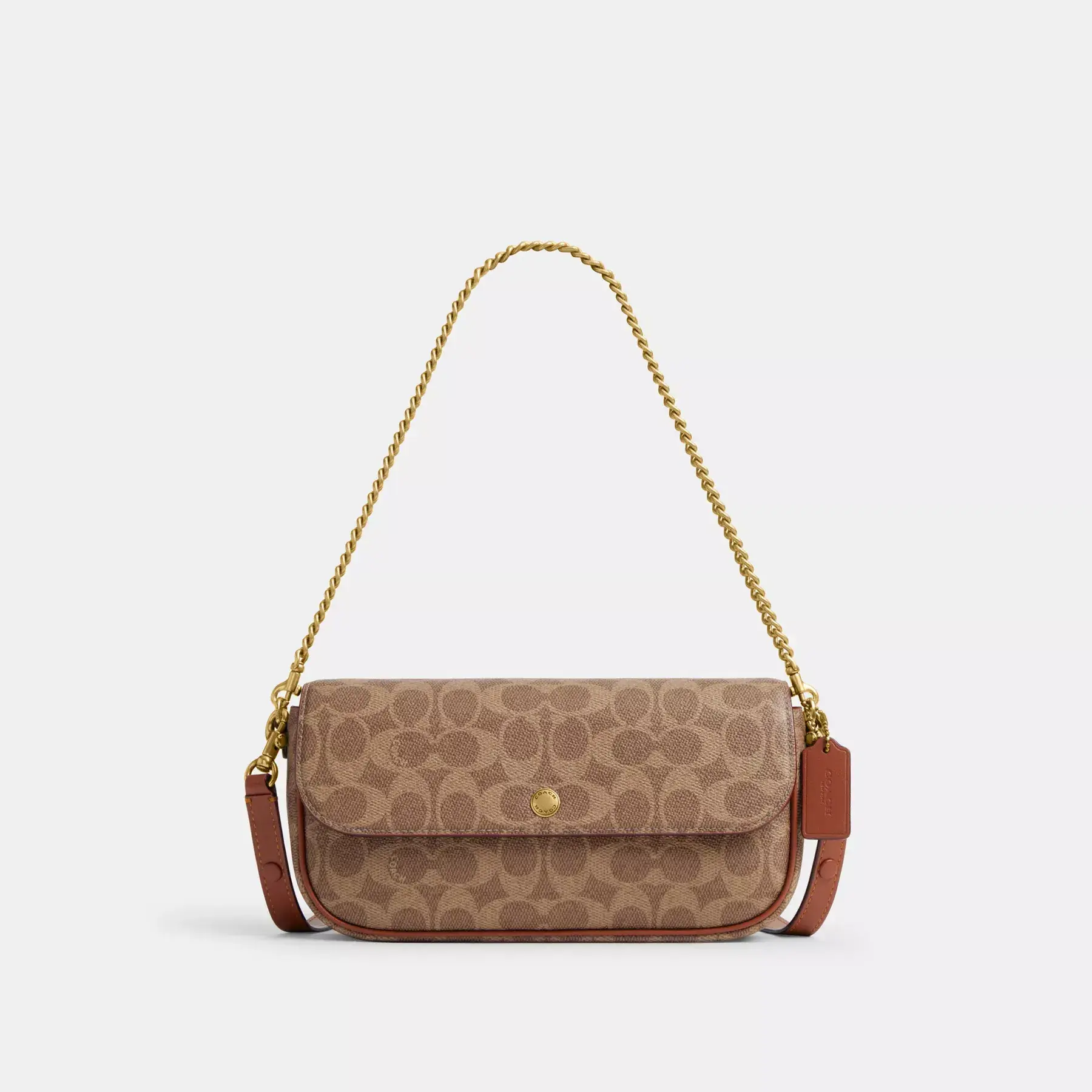 Brook Flap Chain Bag In Signature Canvas