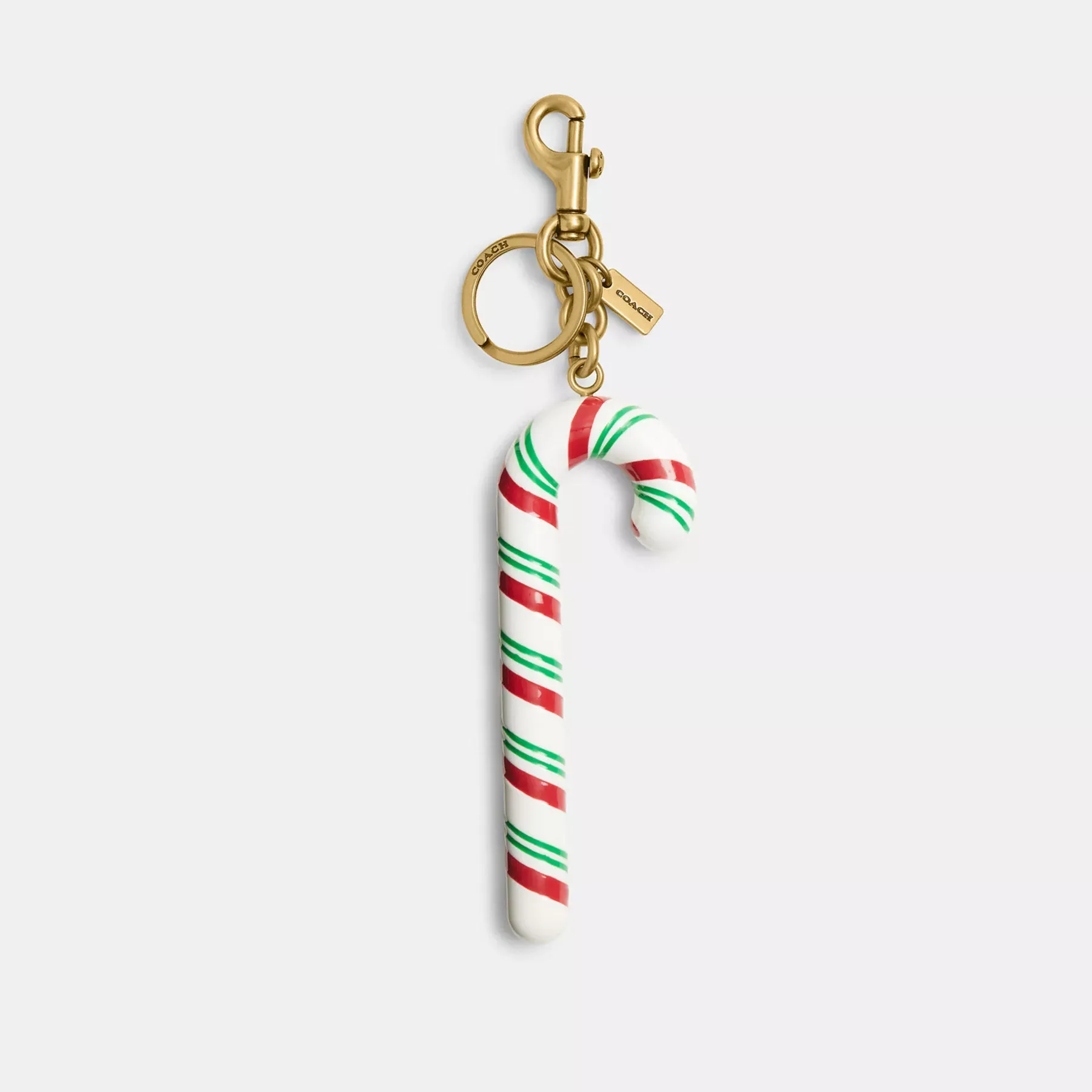 Candy Cane Bag Charm