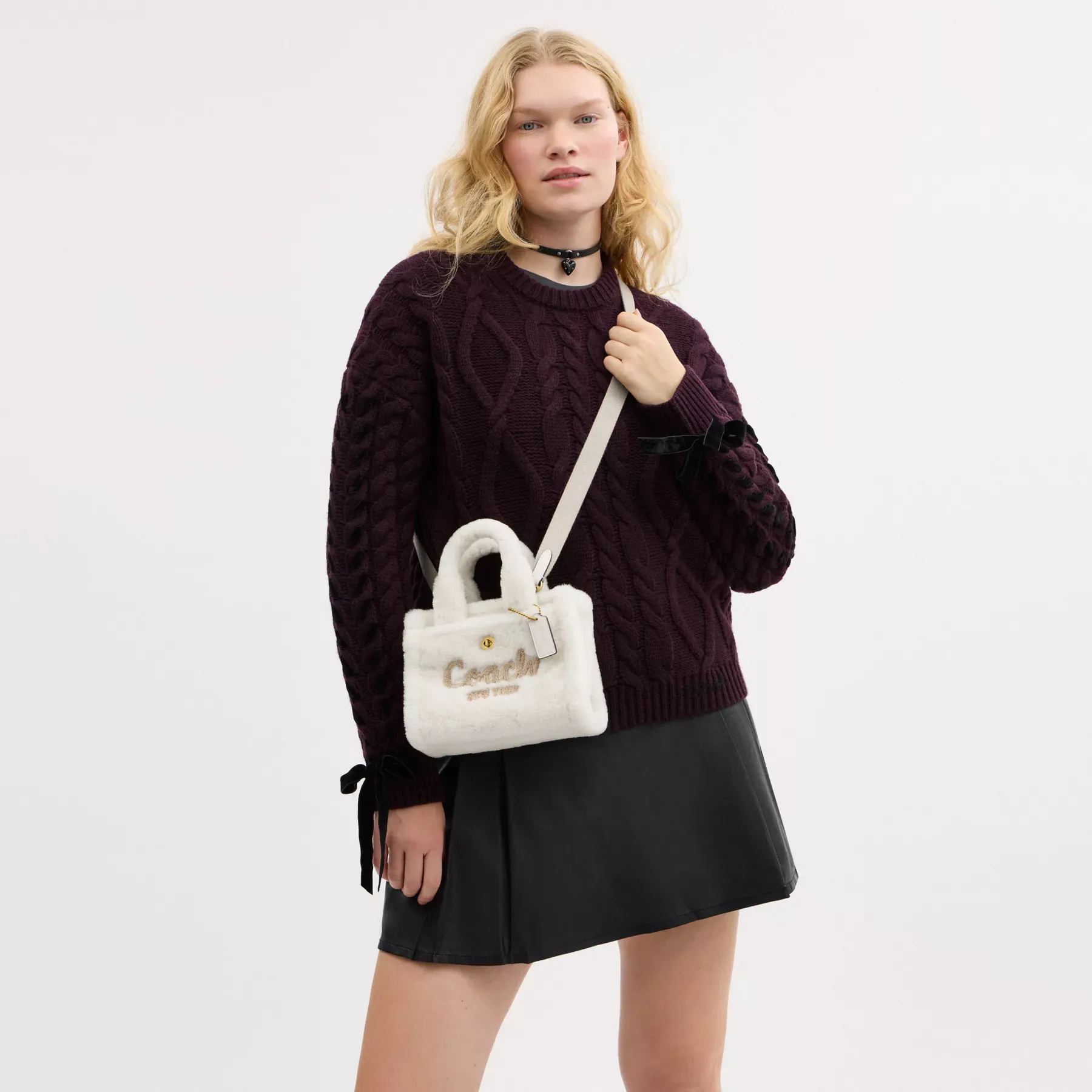 Cargo Tote Bag 20 In Shearling Cargo Tote Bag 20 In Shearling