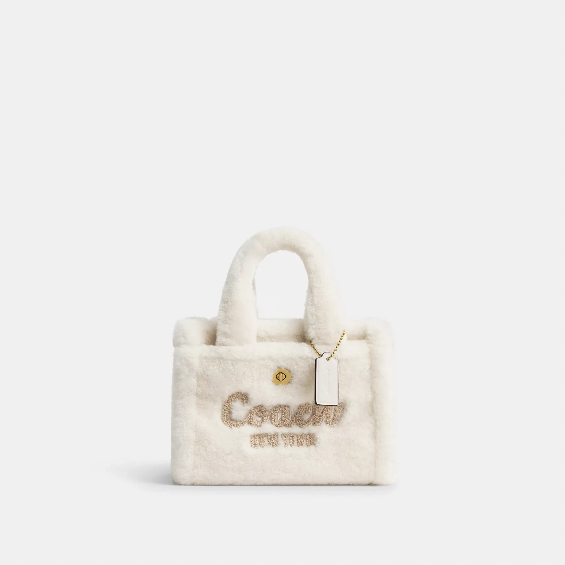 Cargo Tote Bag 20 In Shearling