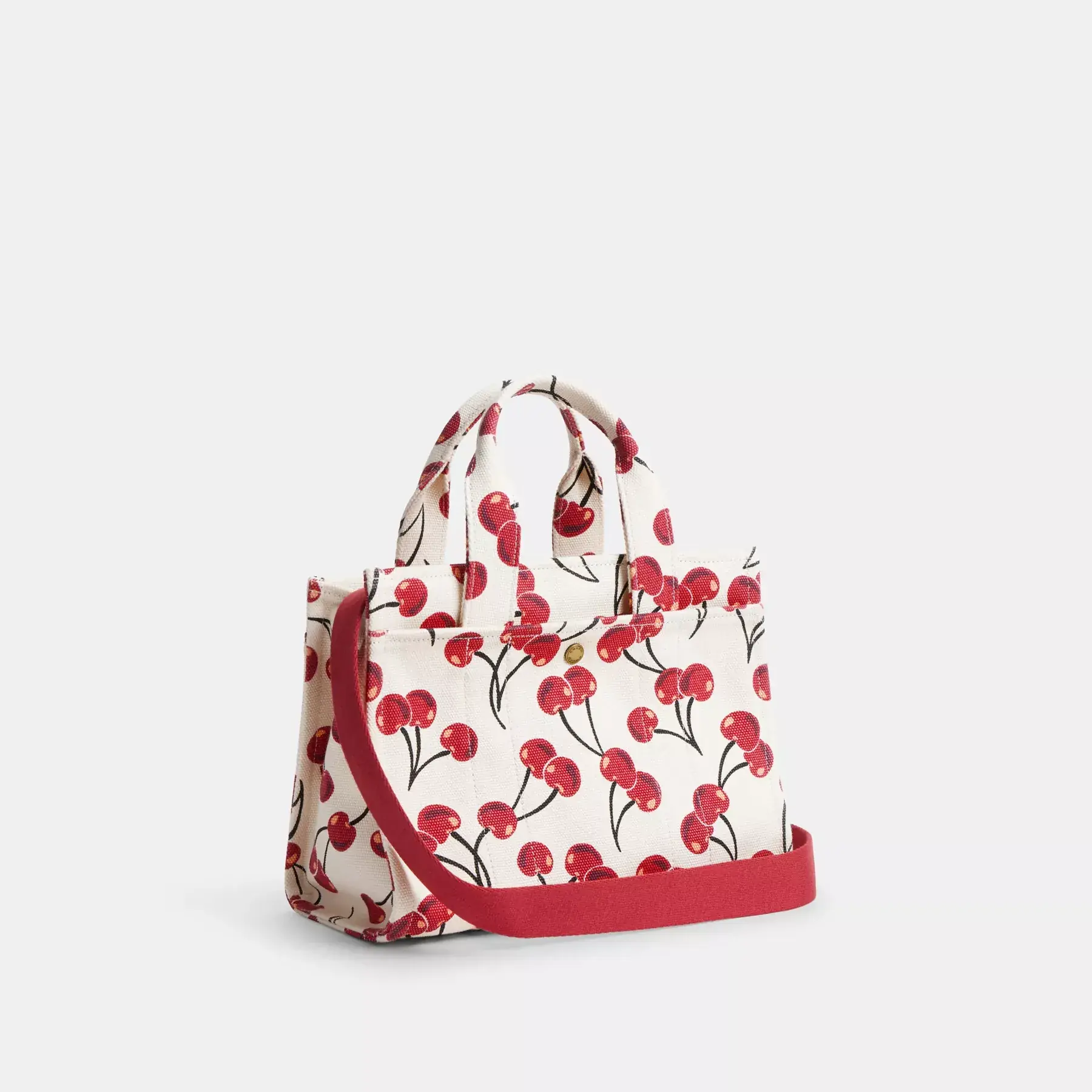 Cargo Tote Bag 26 With Cherry Print
