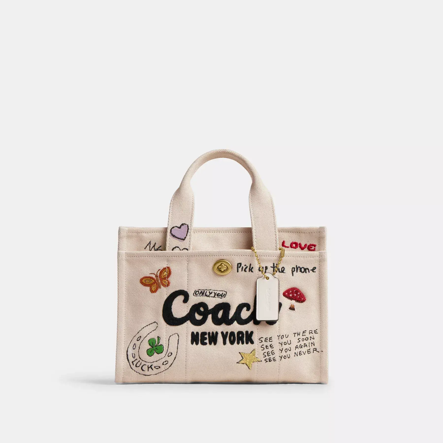 Cargo Tote Bag 26 With Sketch Print