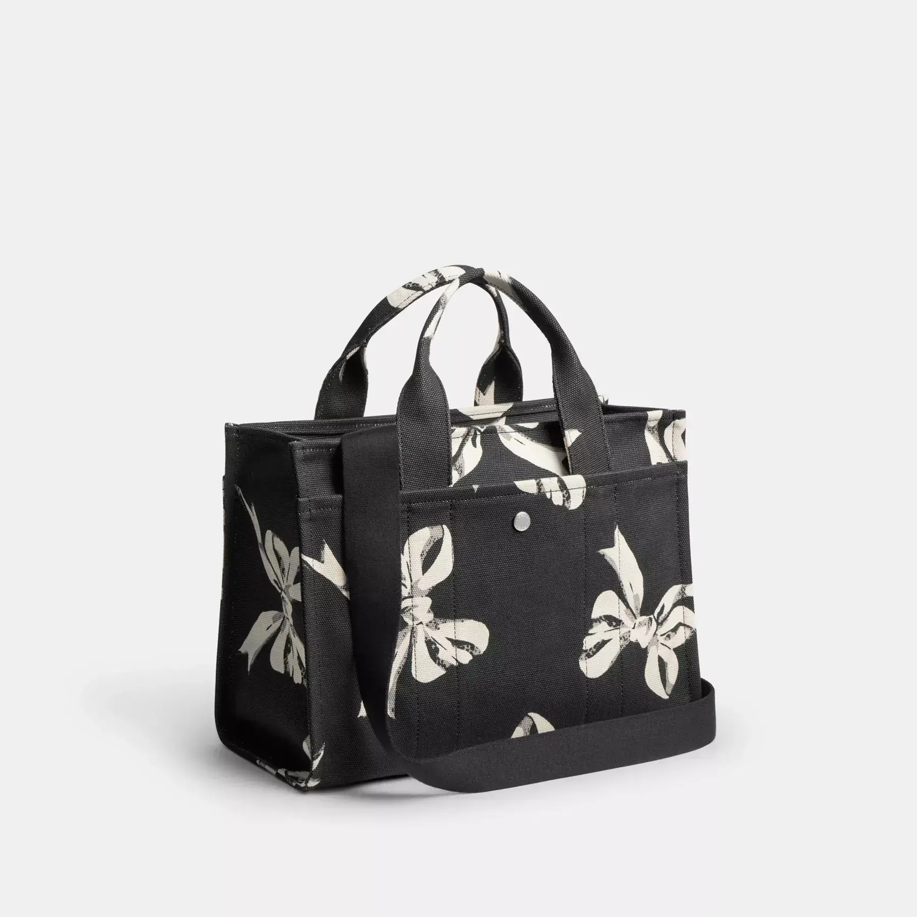 Cargo Tote Bag With Bow Print
