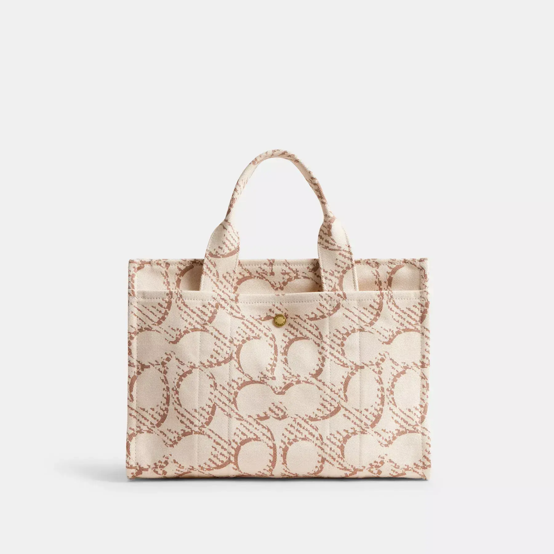 Cargo Tote Bag With Signature Canvas Cargo Tote Bag With Signature Canvas