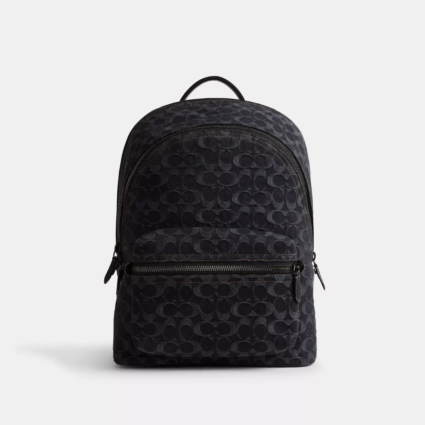 Charter Backpack In Signature Denim