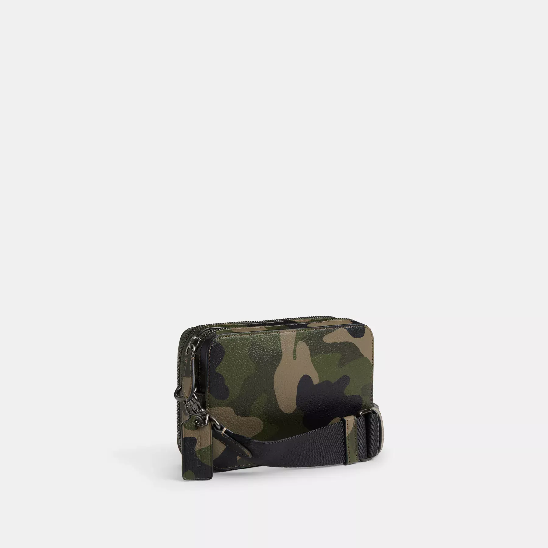 Charter Crossbody 19 With Camo Print And Coach Graphic