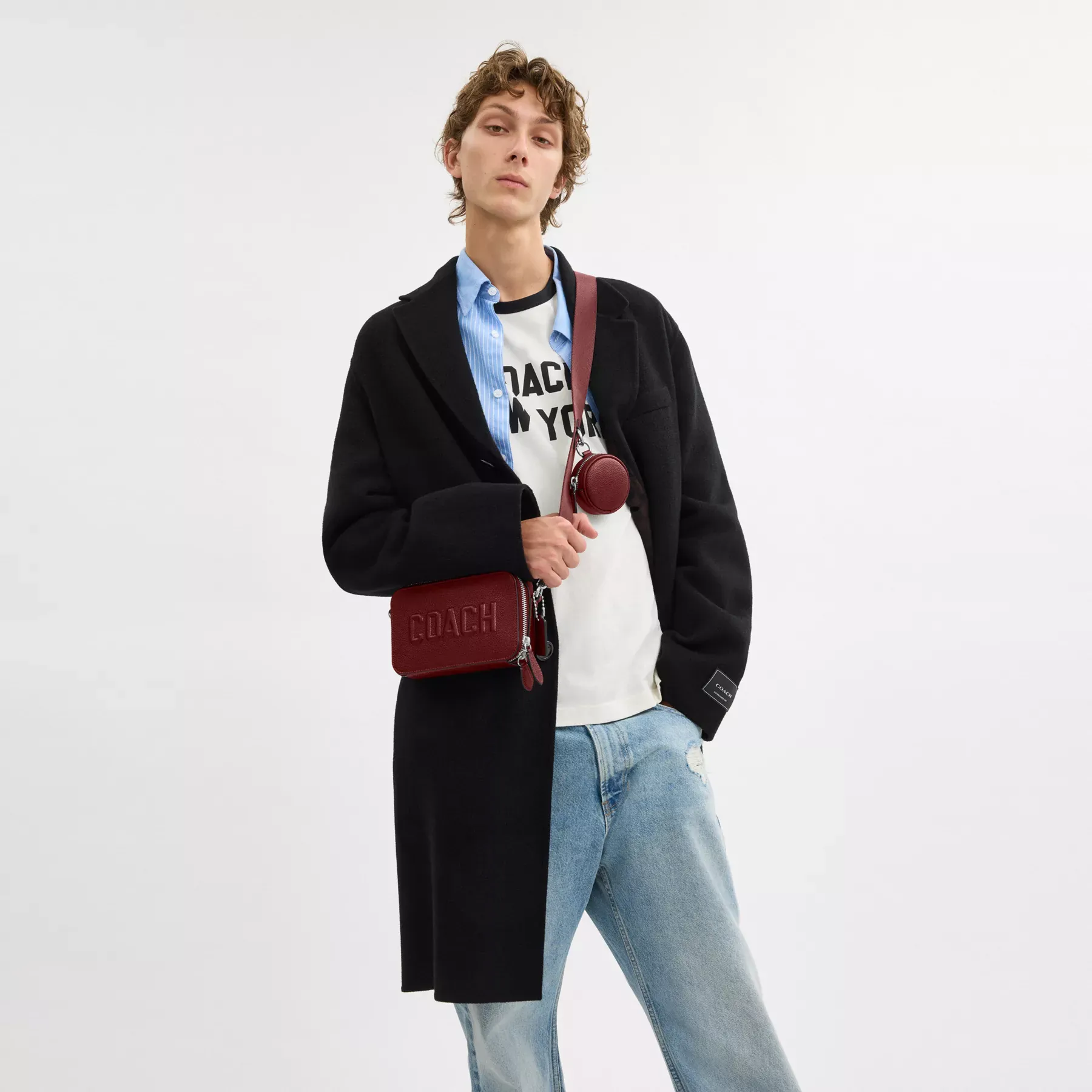 Charter Slim Crossbody With Coach Graphic Charter Slim Crossbody With Coach Graphic