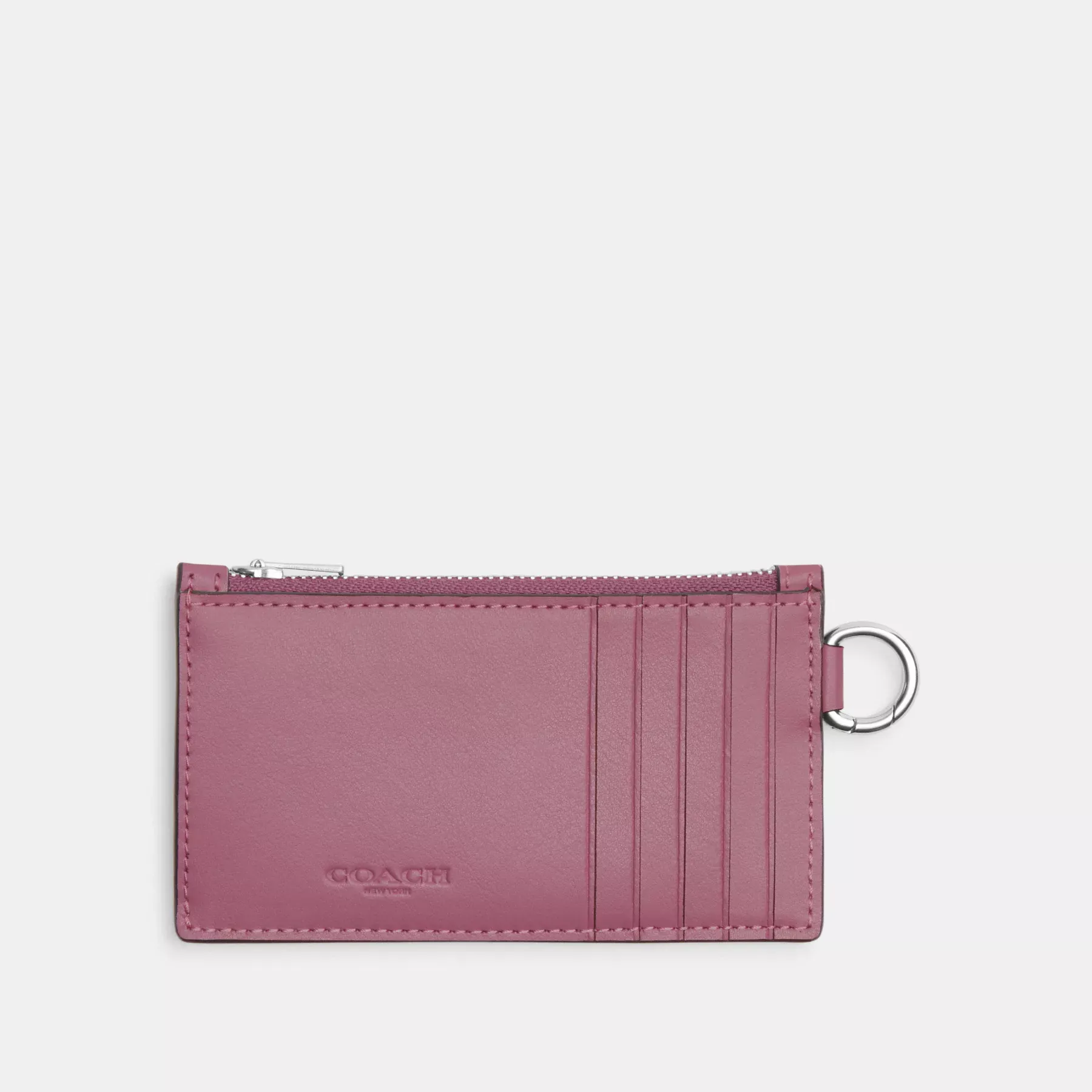 Cosmic Coach Zip Card Case With Rocket