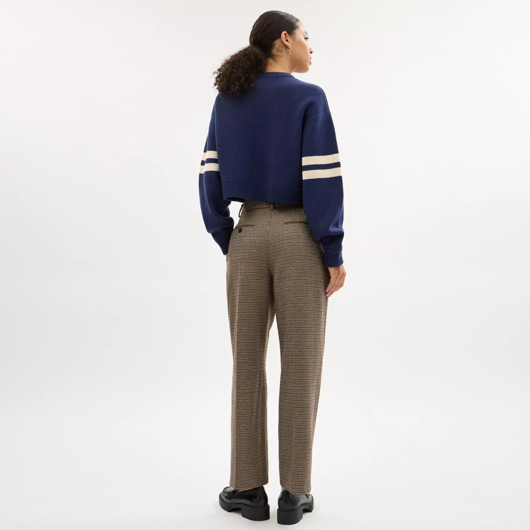 Cropped Coach Sweater Cropped Coach Sweater
