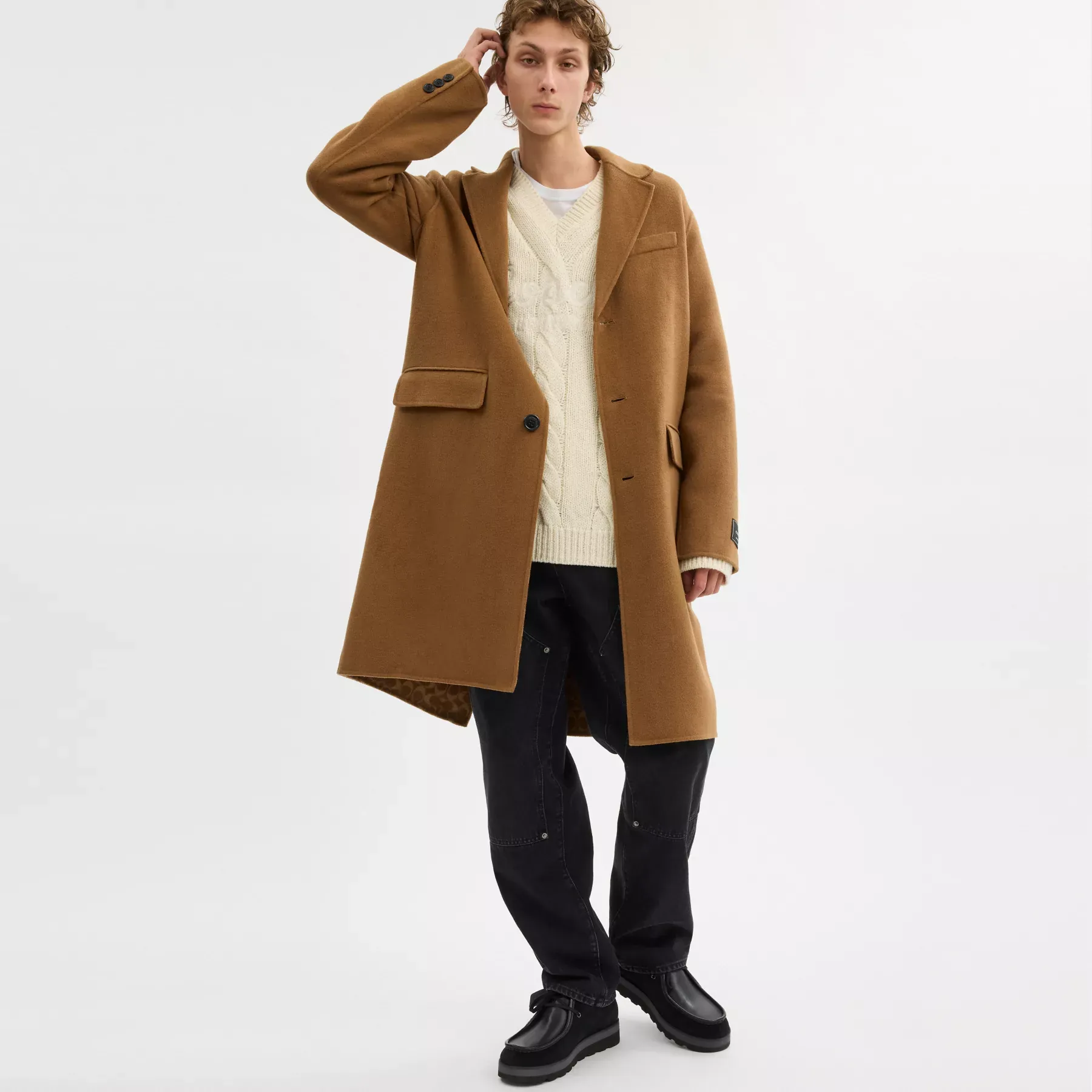 Double Faced Wool Coat