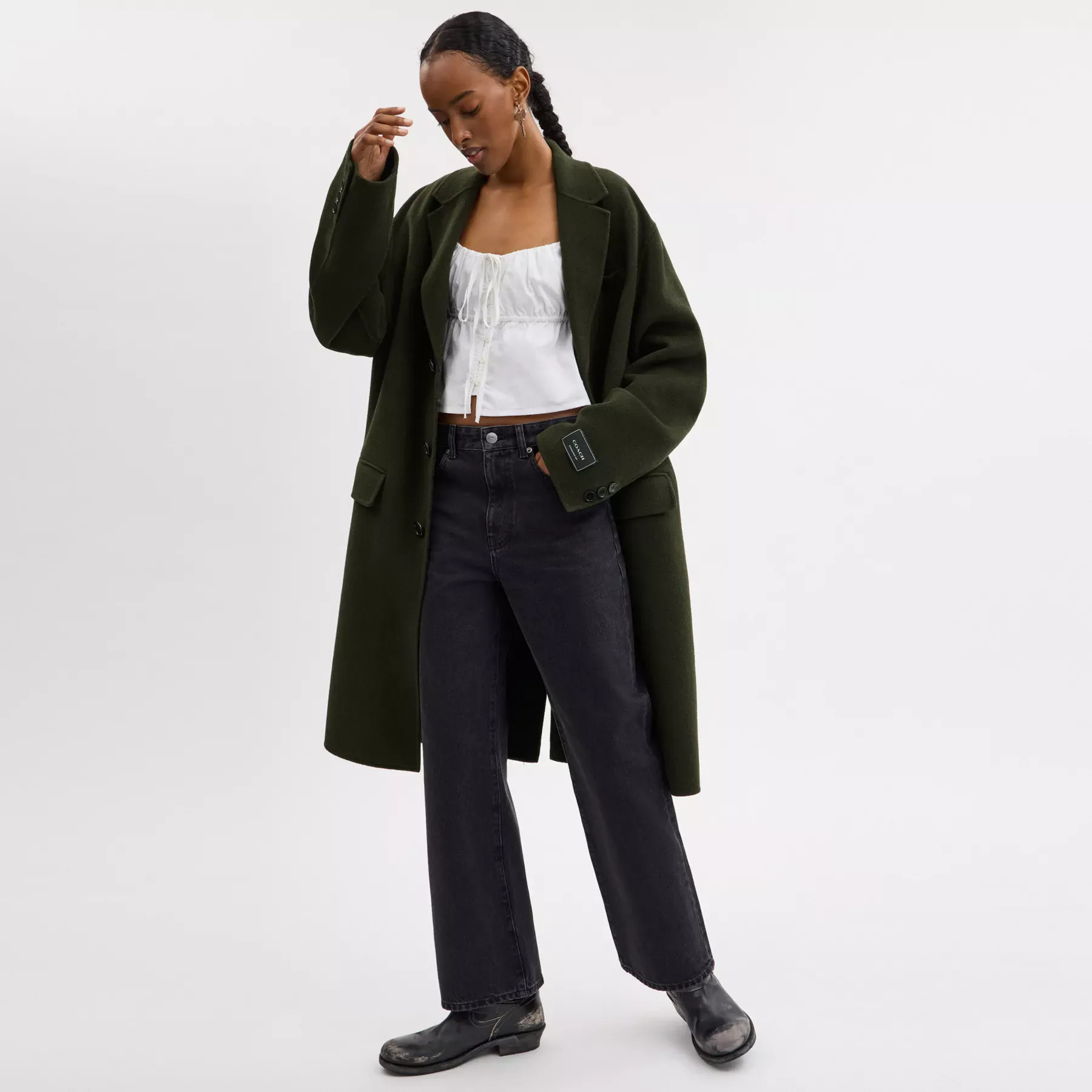 Double Faced Wool Coat