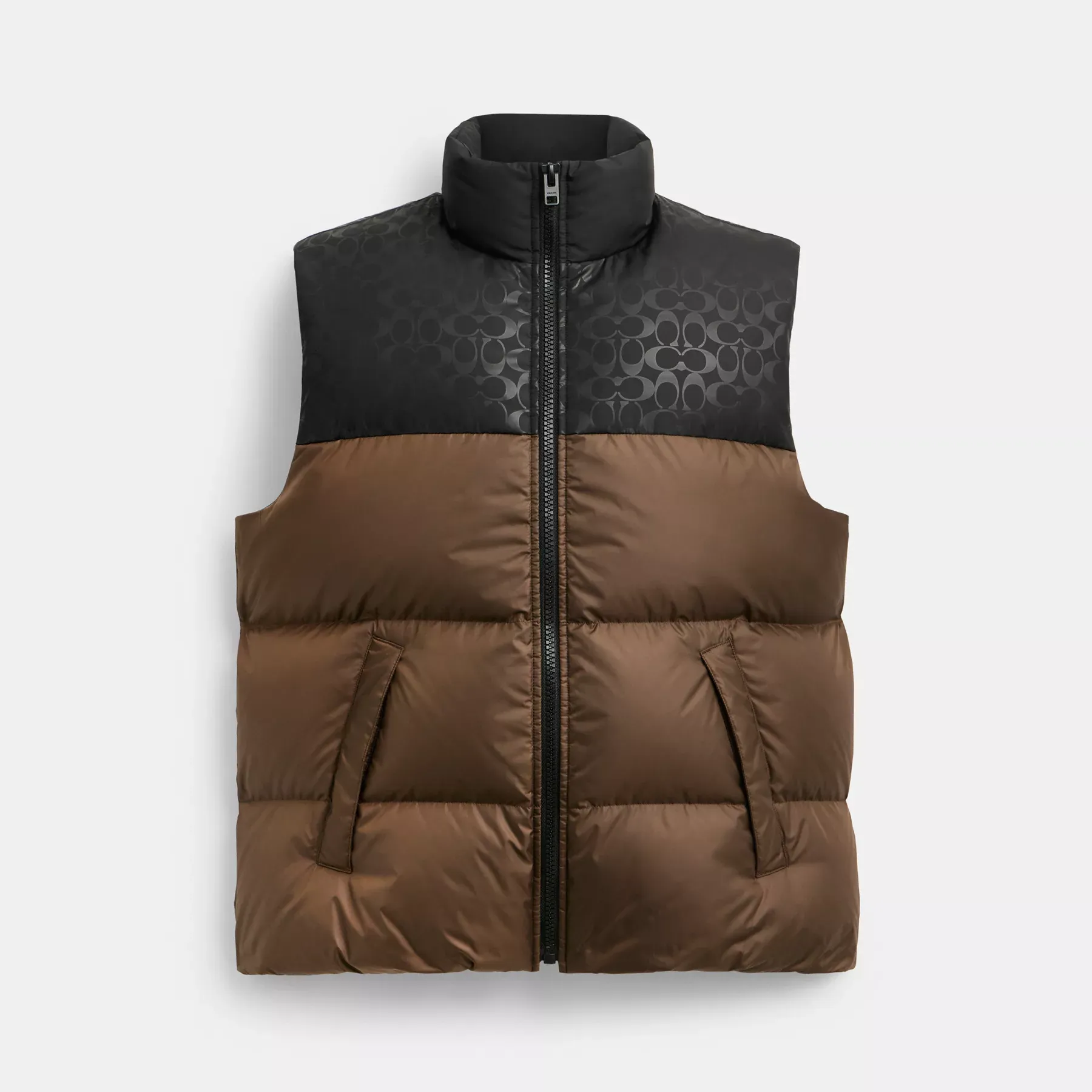 Down Puffer Vest In Recycled Polyester