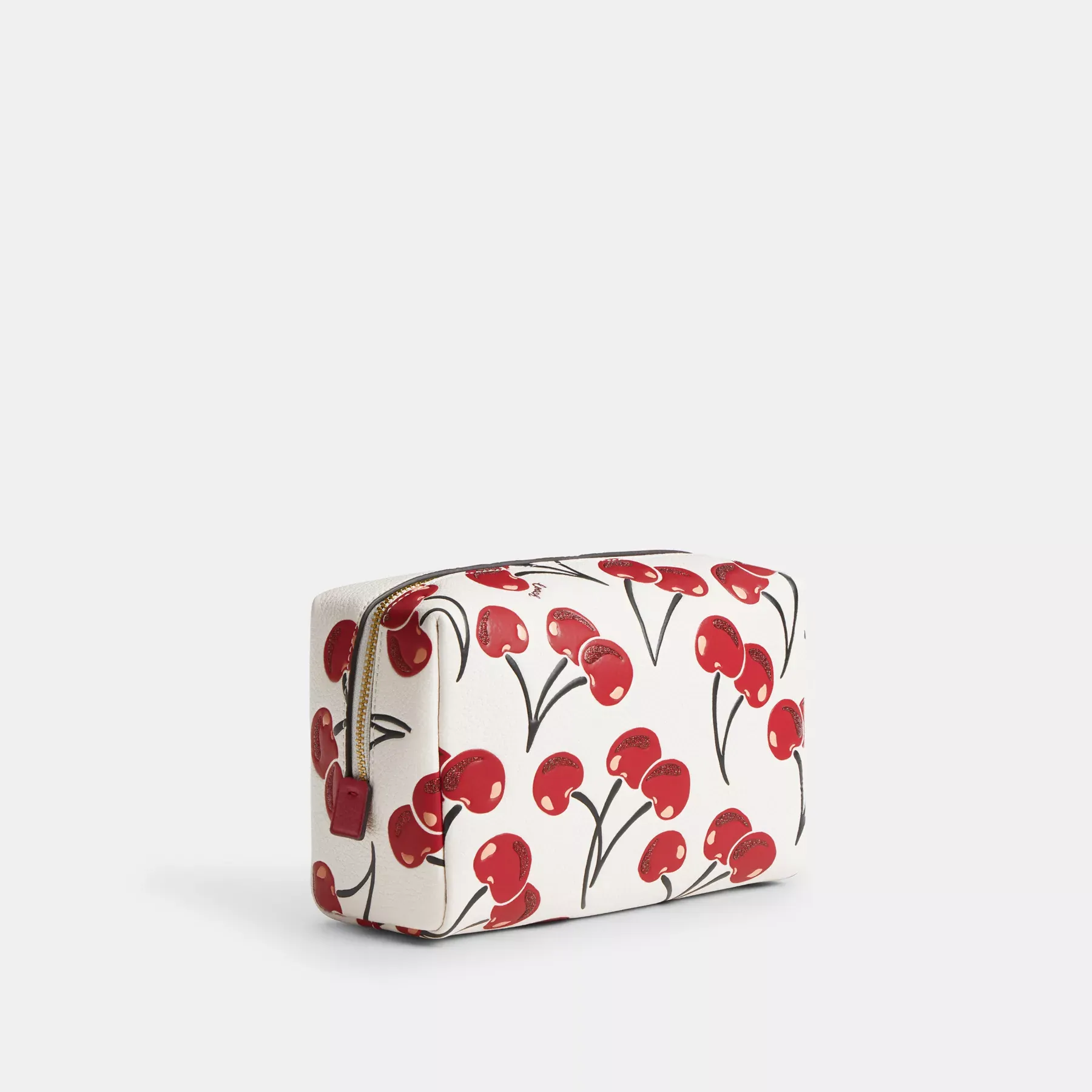 Essential Cosmetic Pouch With Cherry Print