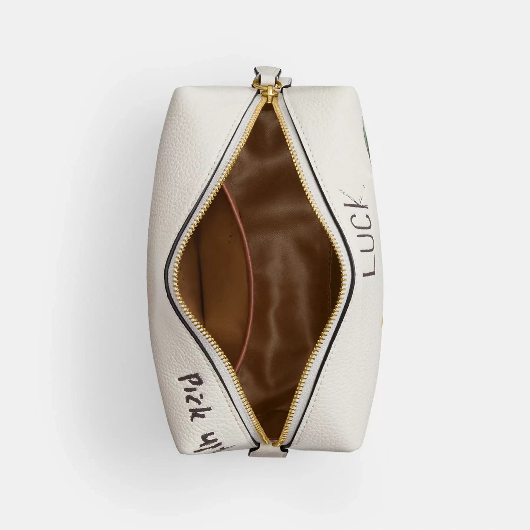 Essential Cosmetic Pouch With Sketch Print