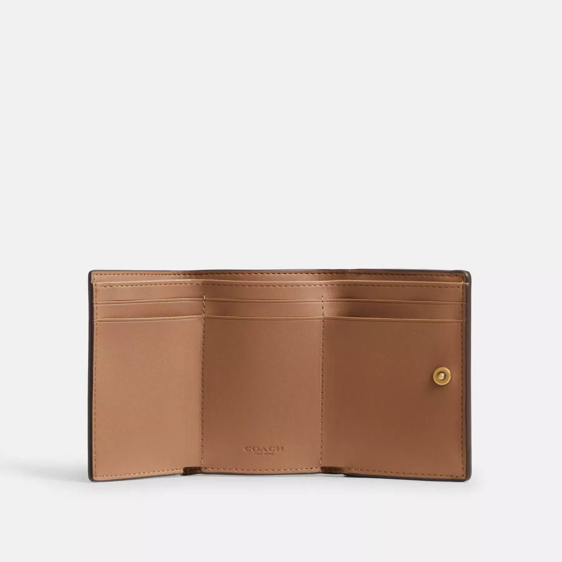 Essential Mini Trifold Wallet With Horse And Carriage Print