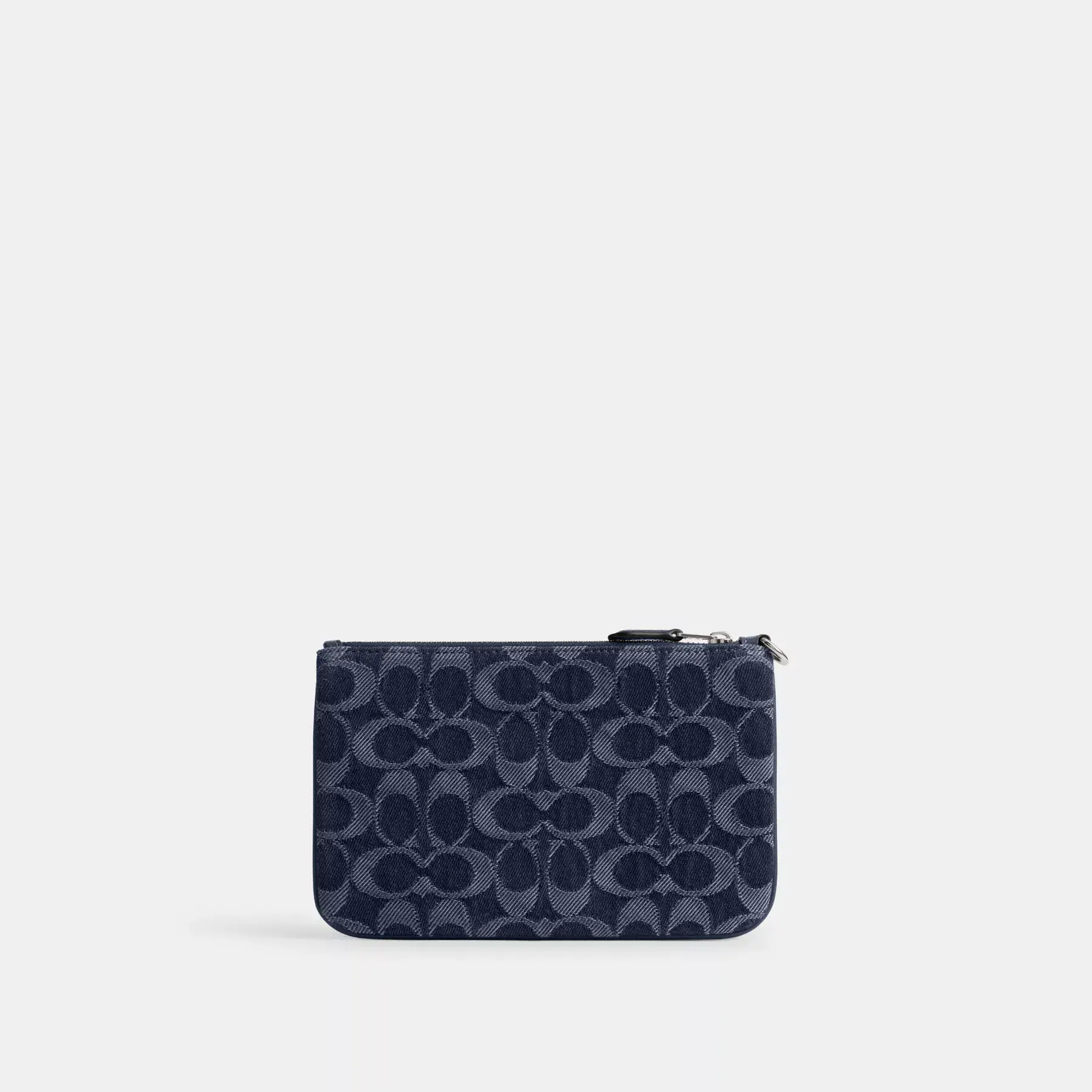 Essential Small Wristlet In Signature Denim