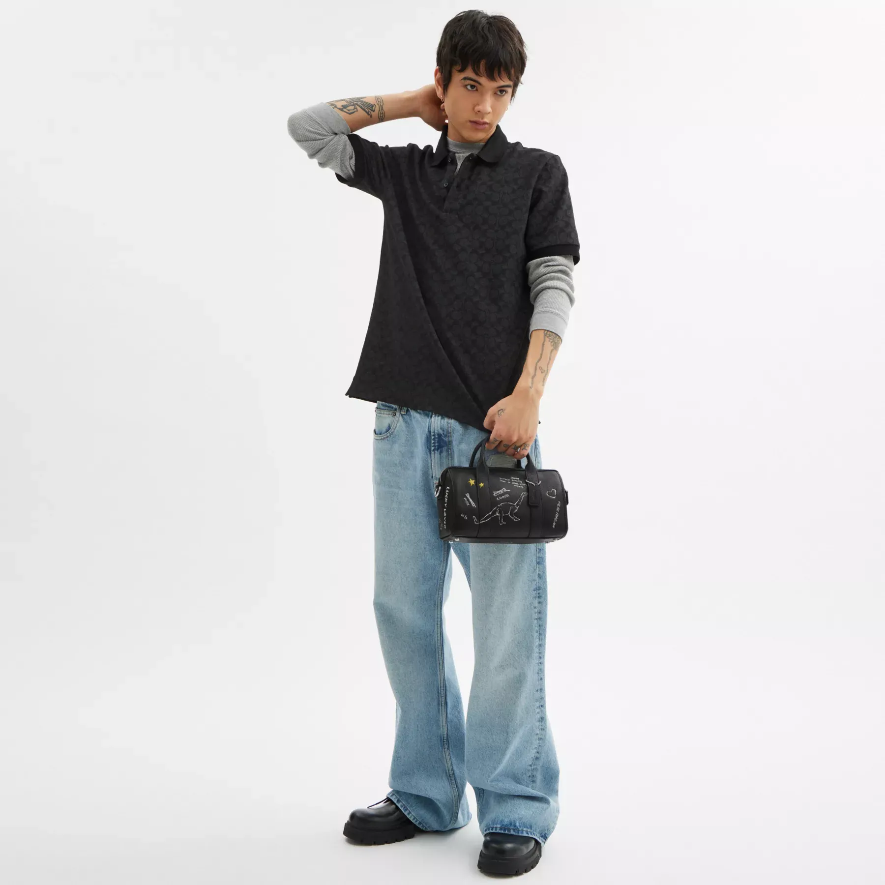 Gotham Duffle 24 With Sketch Print Gotham Duffle 24 With Sketch Print