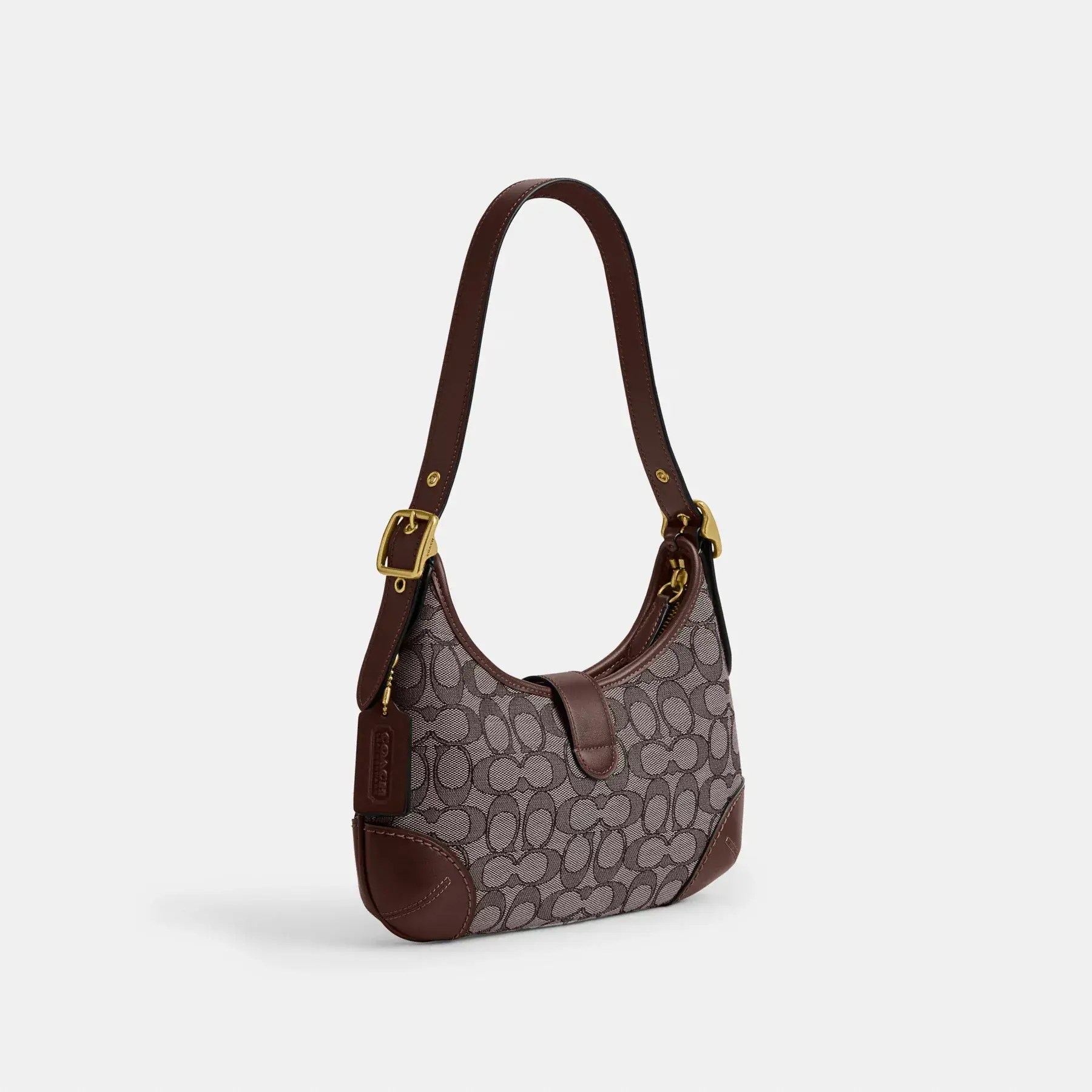Hamptons Hobo Bag In Signature Jacquard Hamptons Hobo Bag In Signature Jacquard