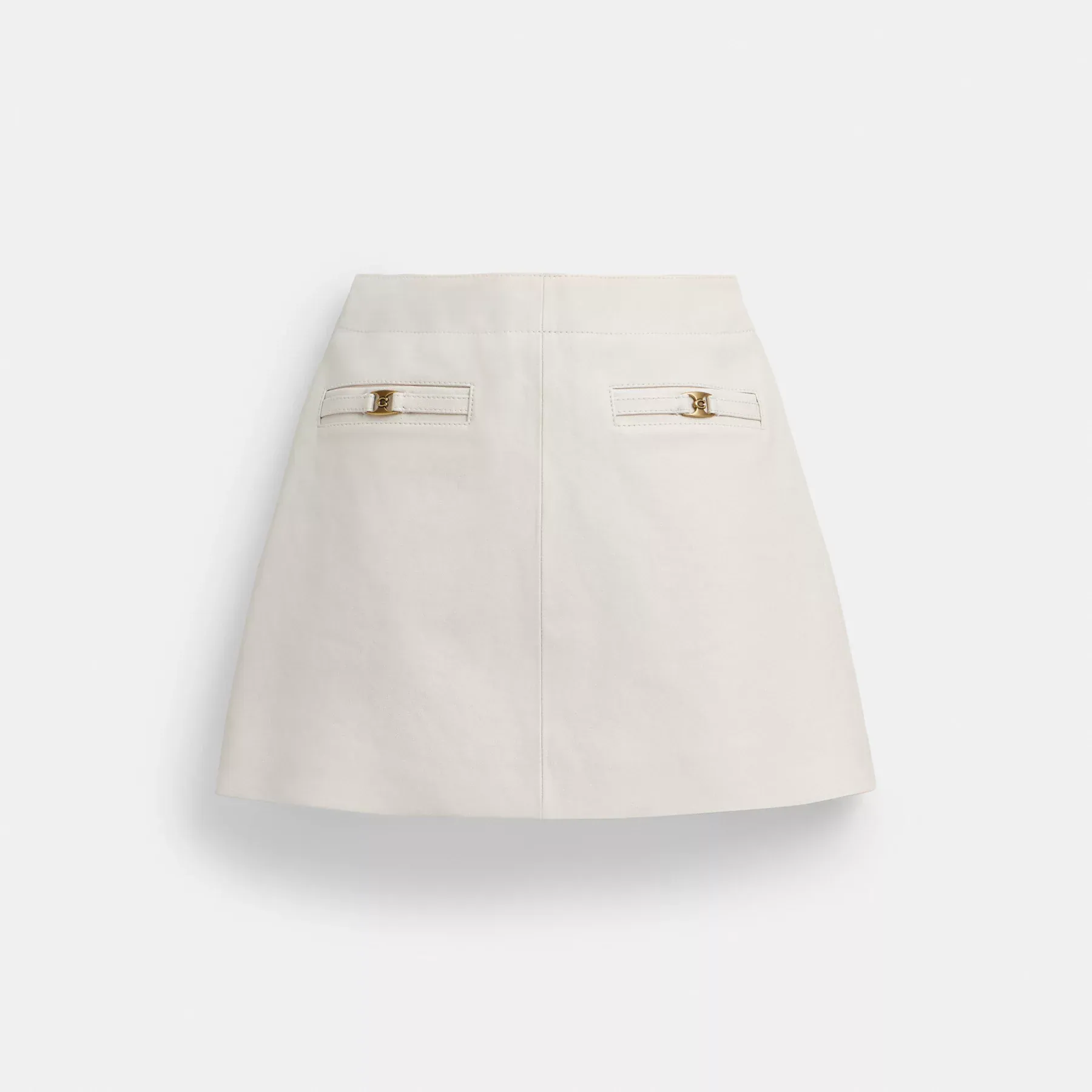 Heritage C Leather Skirt