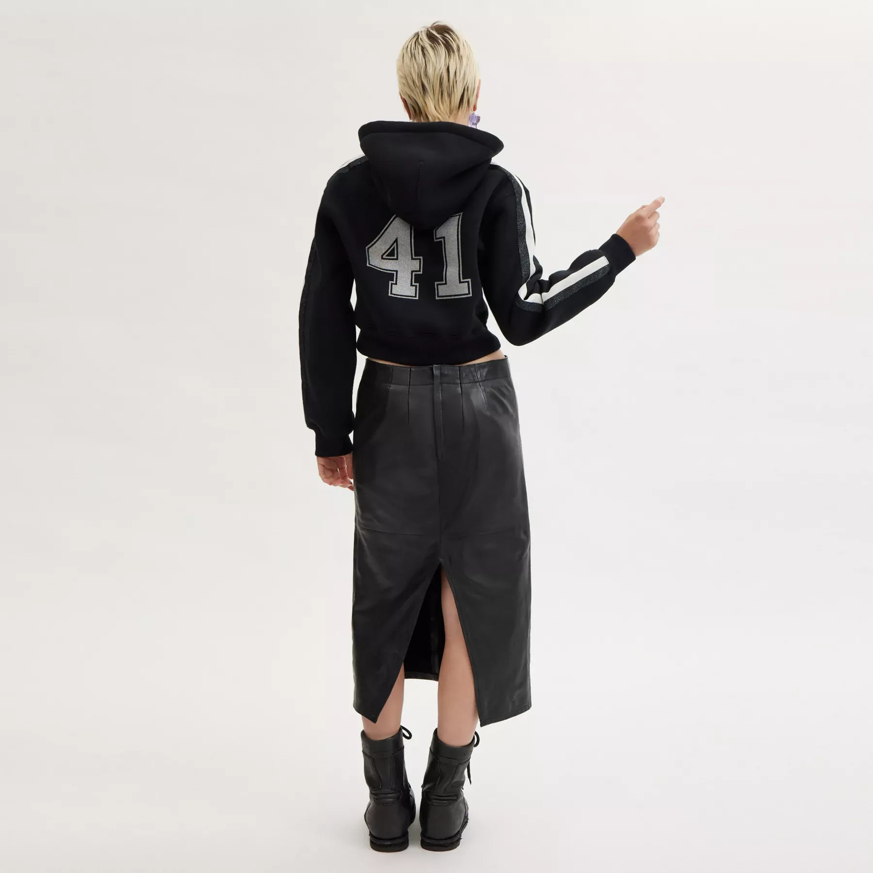 Heritage C Long Leather Skirt Heritage C Long Leather Skirt