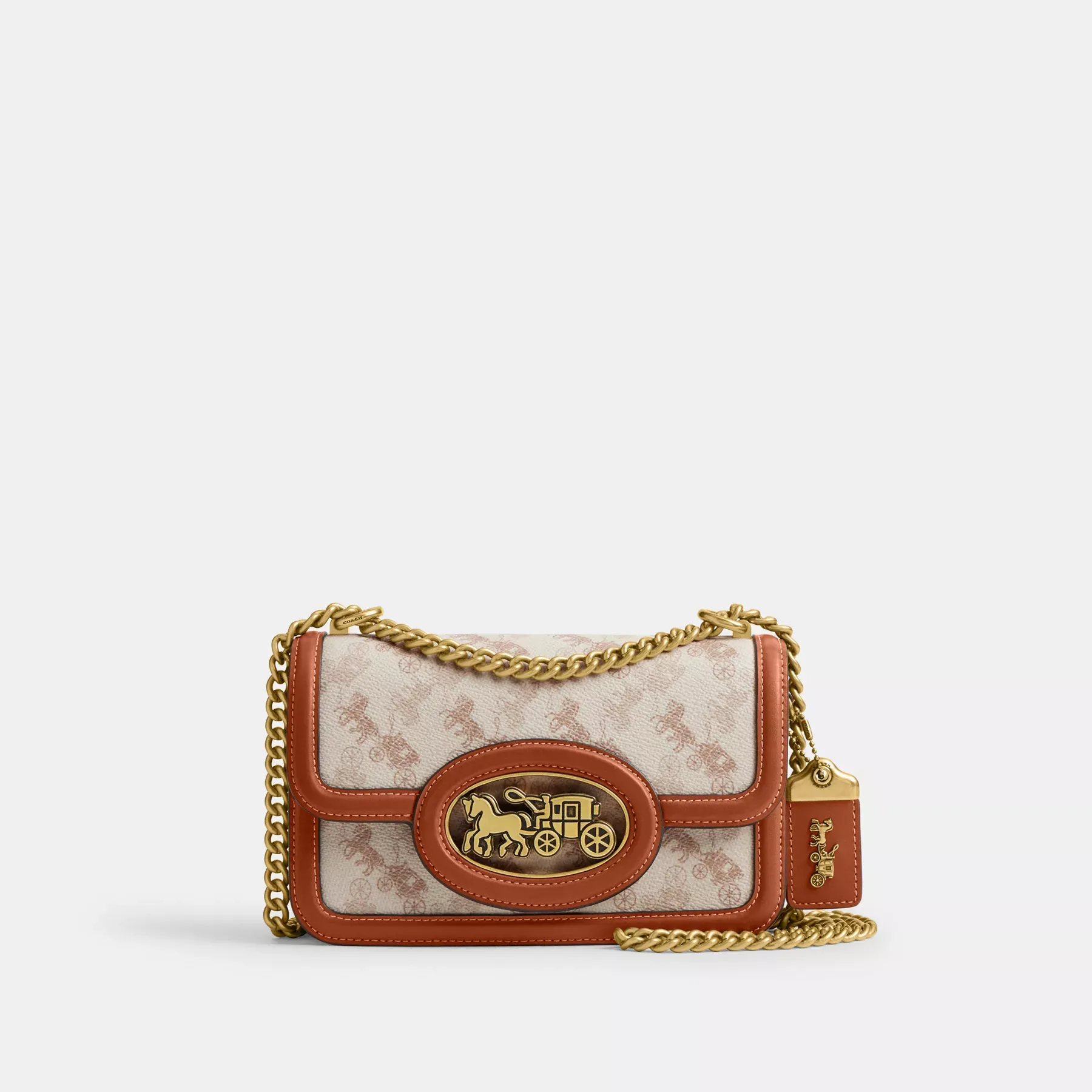 Hero Shoulder Bag With Horse And Carriage Print Hero Shoulder Bag With Horse And Carriage Print