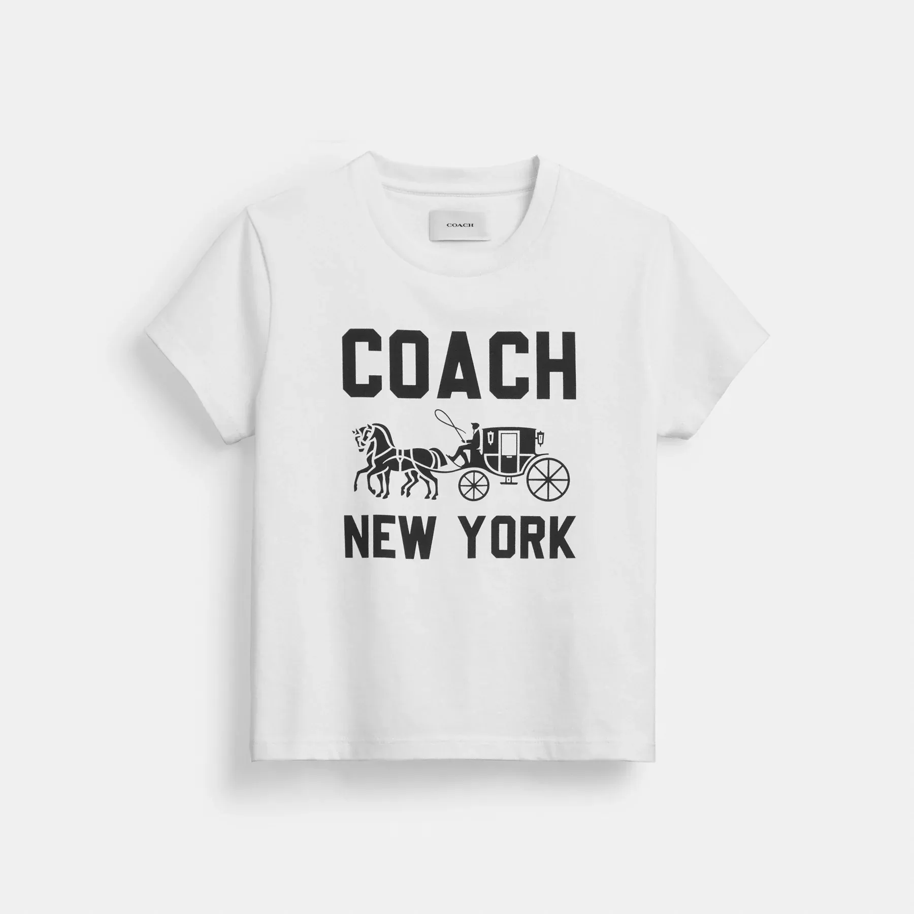 Horse And Carriage T-Shirt In Organic Cotton