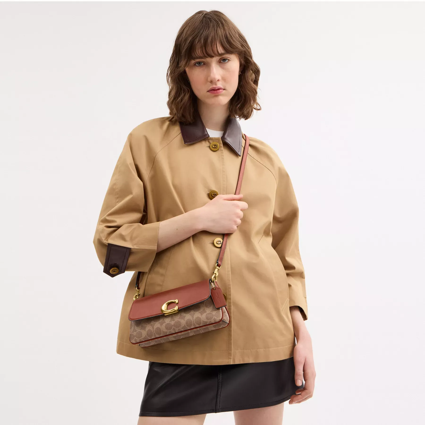 Jet Shoulder Bag In Signature Canvas Jet Shoulder Bag In Signature Canvas