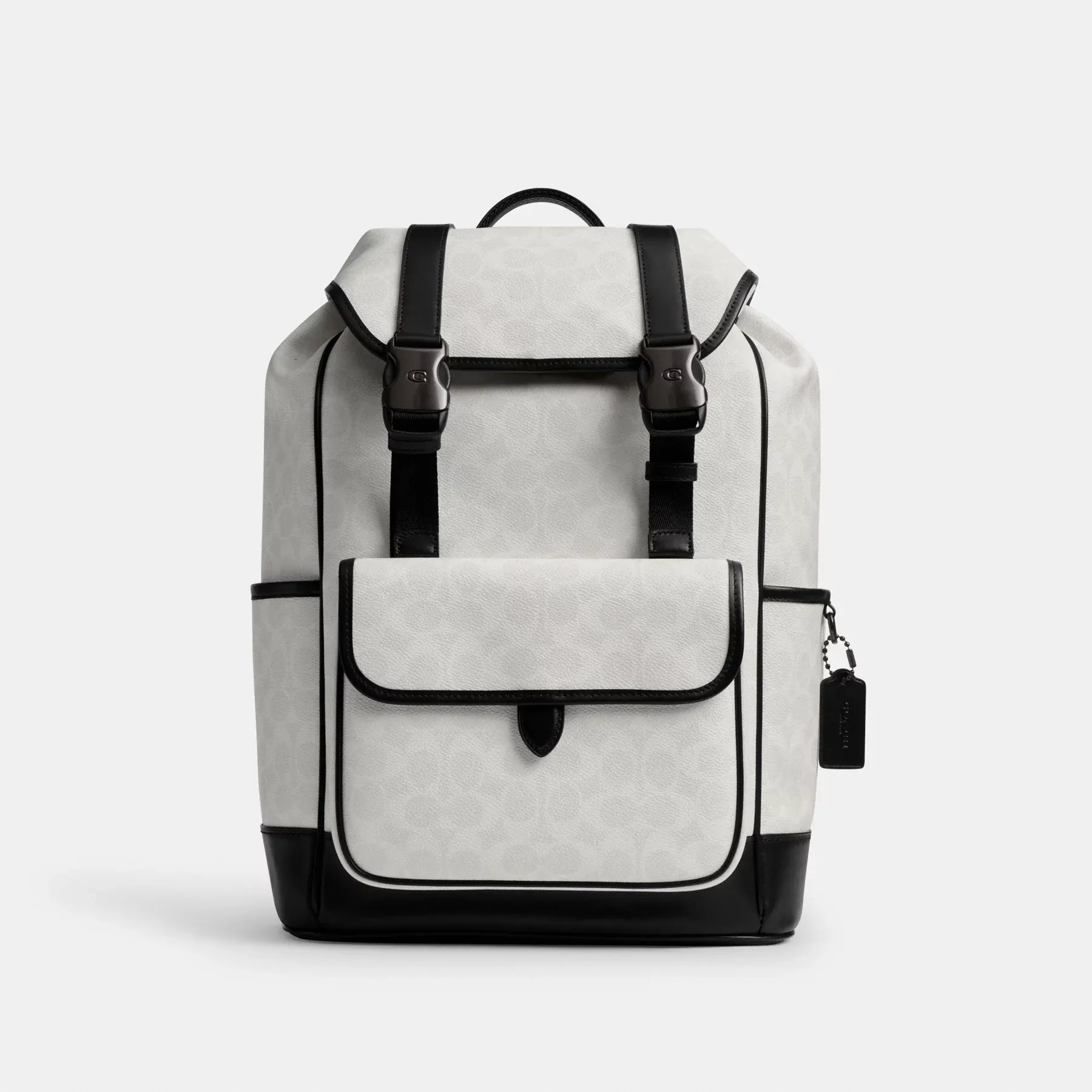 League Flap Backpack In Signature Canvas