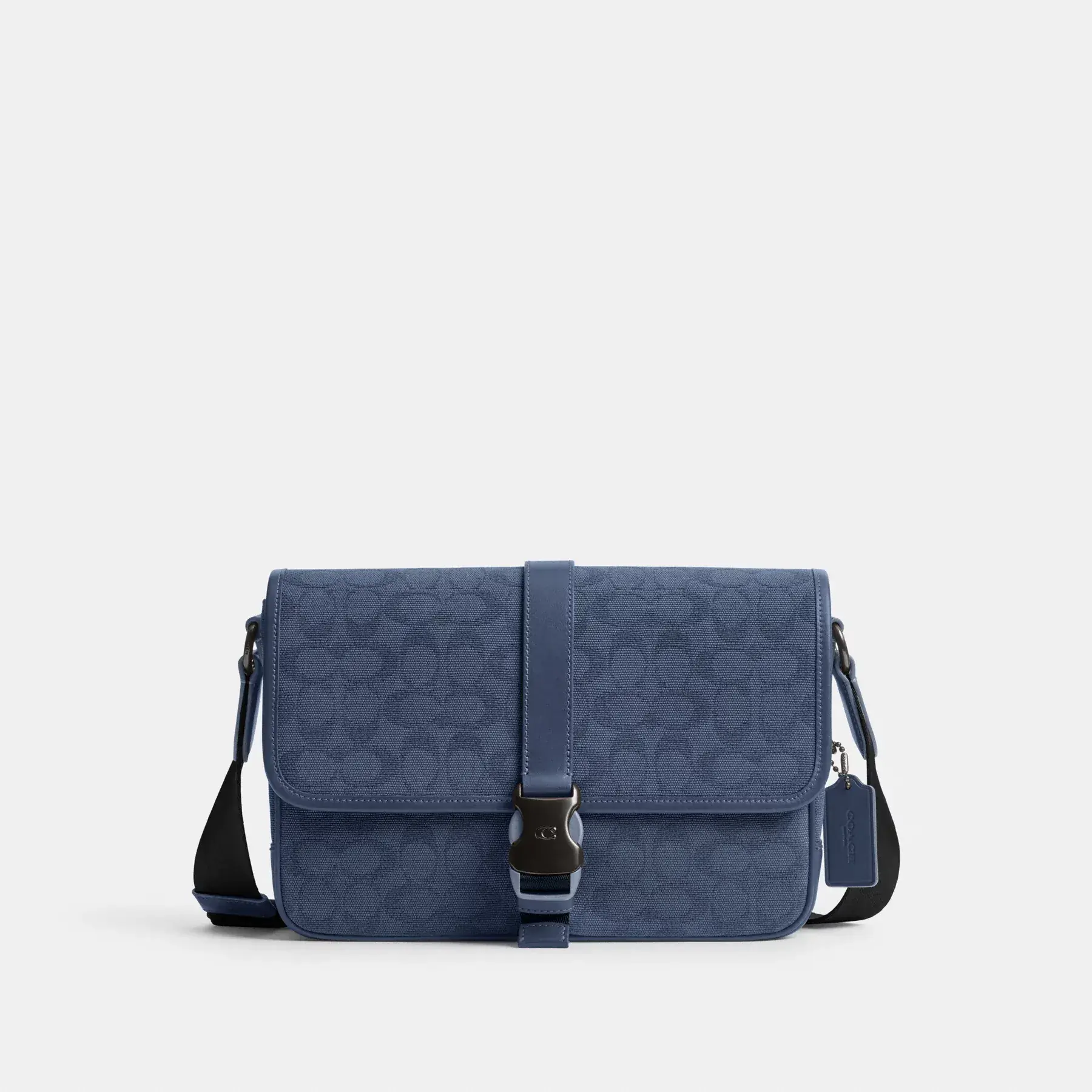 League Messenger Bag In Signature Canvas Jacquard