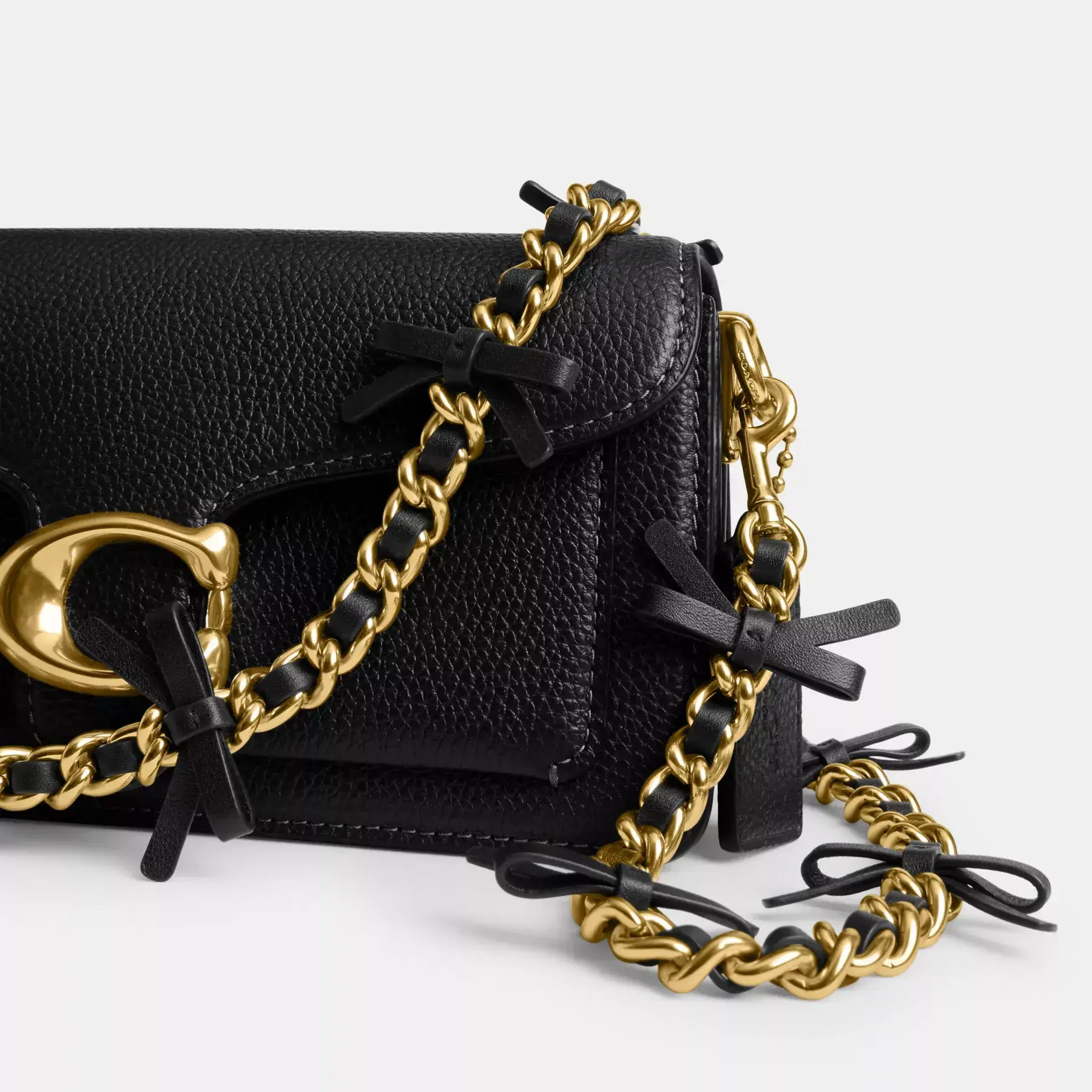 Leather Chain Strap With Bows