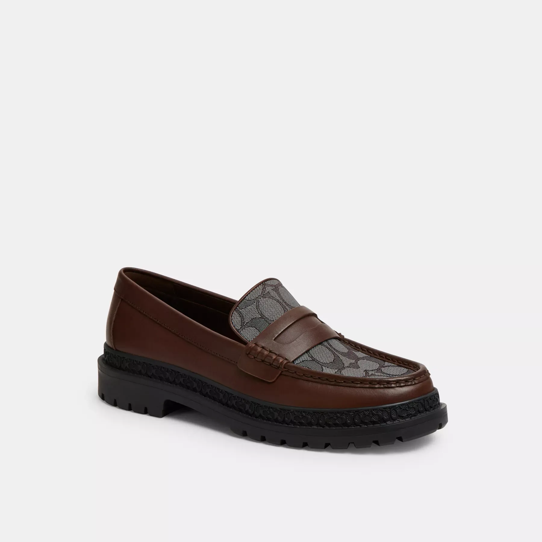 Loafer With Signature Jacquard And Signature Coin CC833MPL - Loafer With Signature Jacquard And Signature Coin
