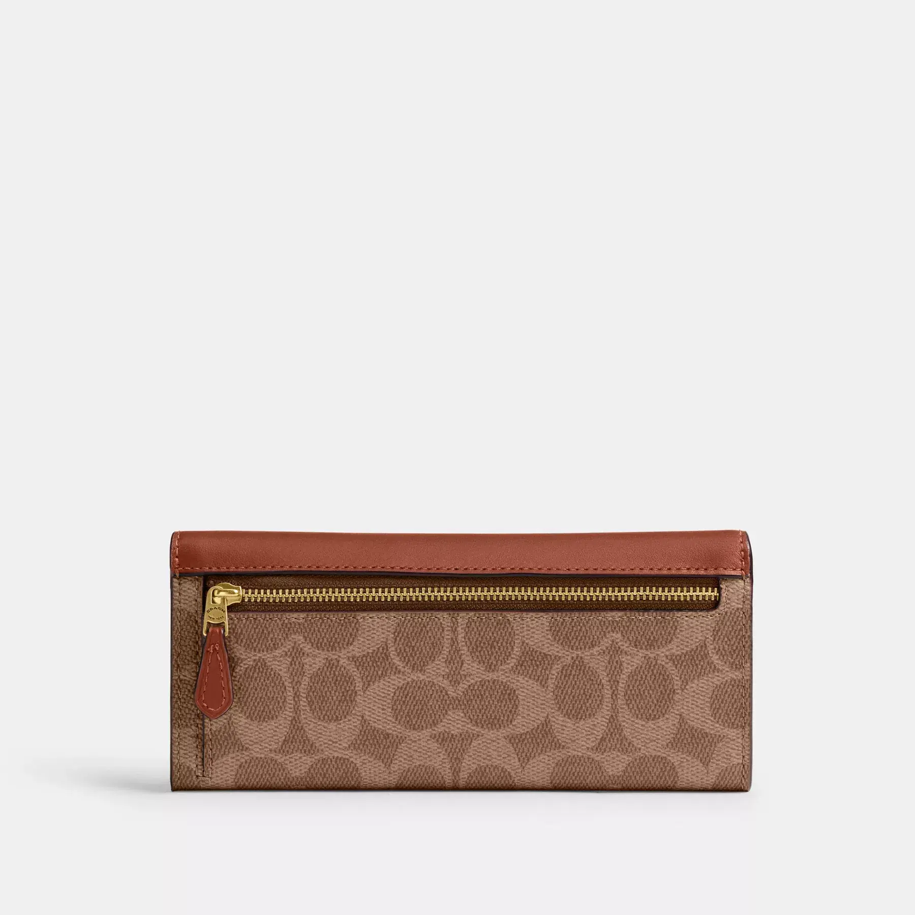 Mila Long Flap Wallet In Signature Canvas Mila Long Flap Wallet In Signature Canvas