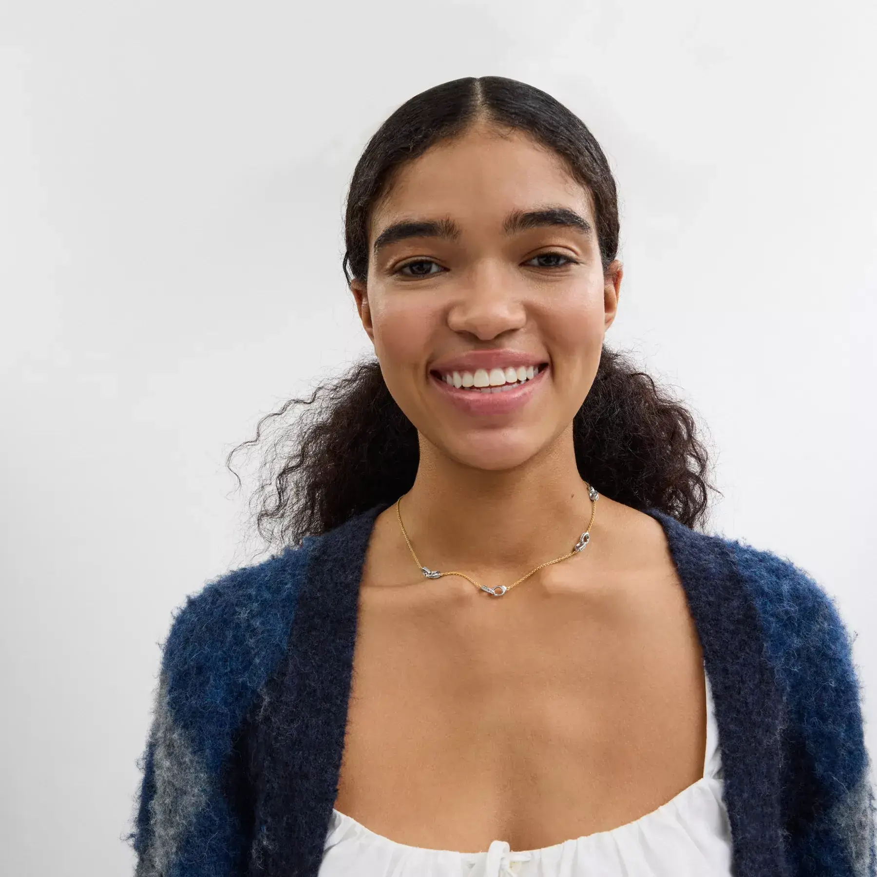 Pavé Signature Chain Necklace Pavé Signature Chain Necklace