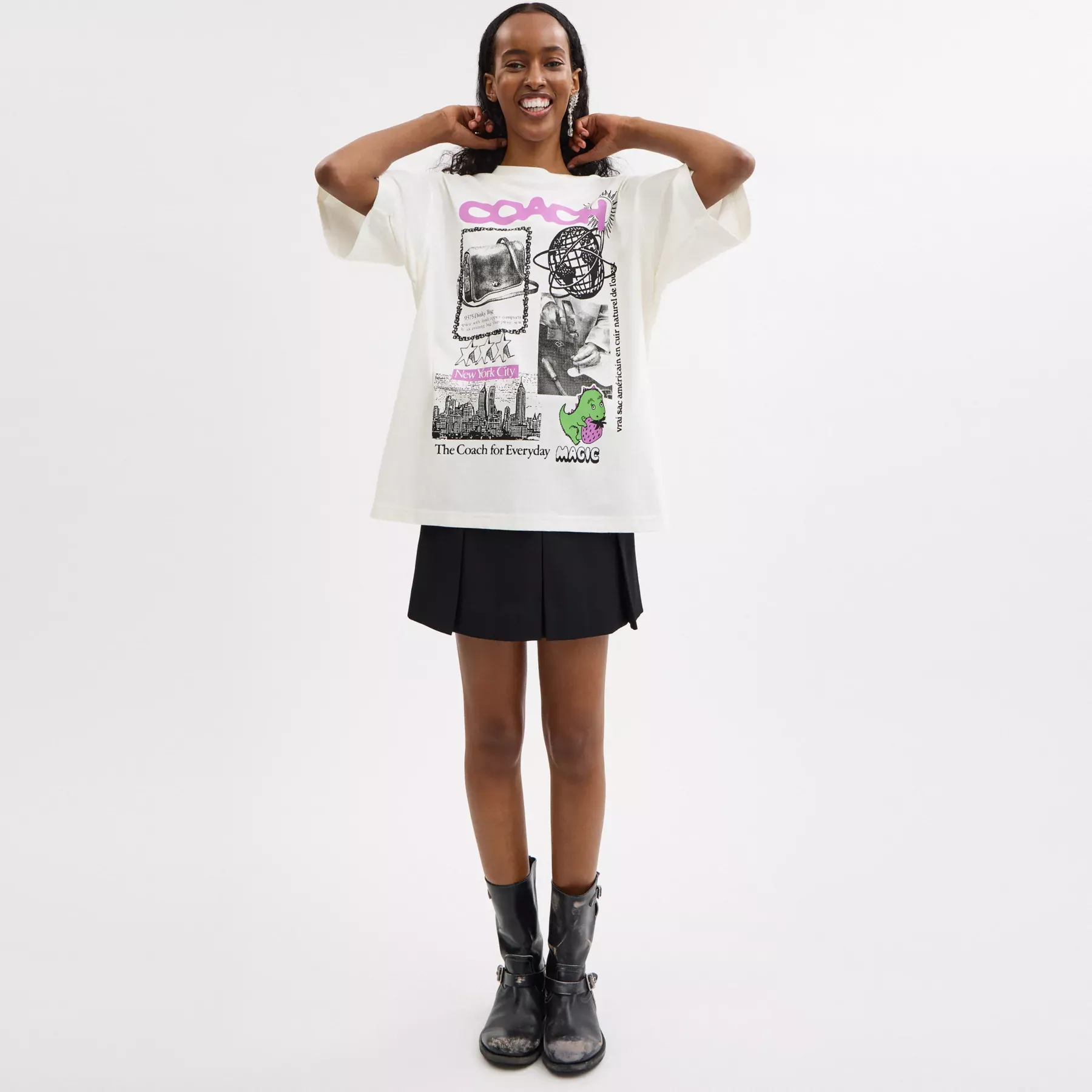 Relaxed Graphic T-Shirt In Organic Cotton