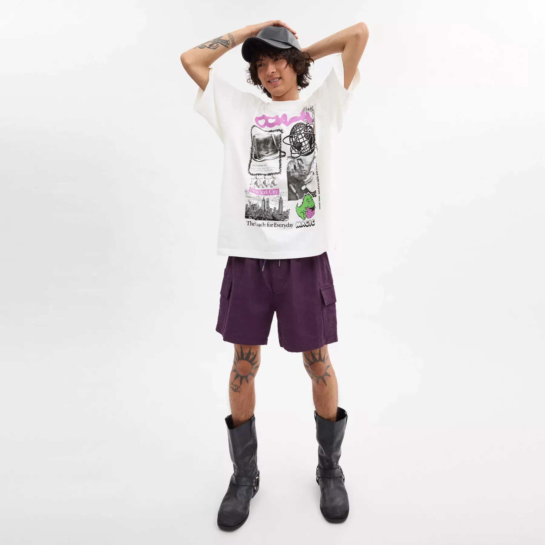 Relaxed Graphic T-Shirt In Organic Cotton Relaxed Graphic T-Shirt In Organic Cotton