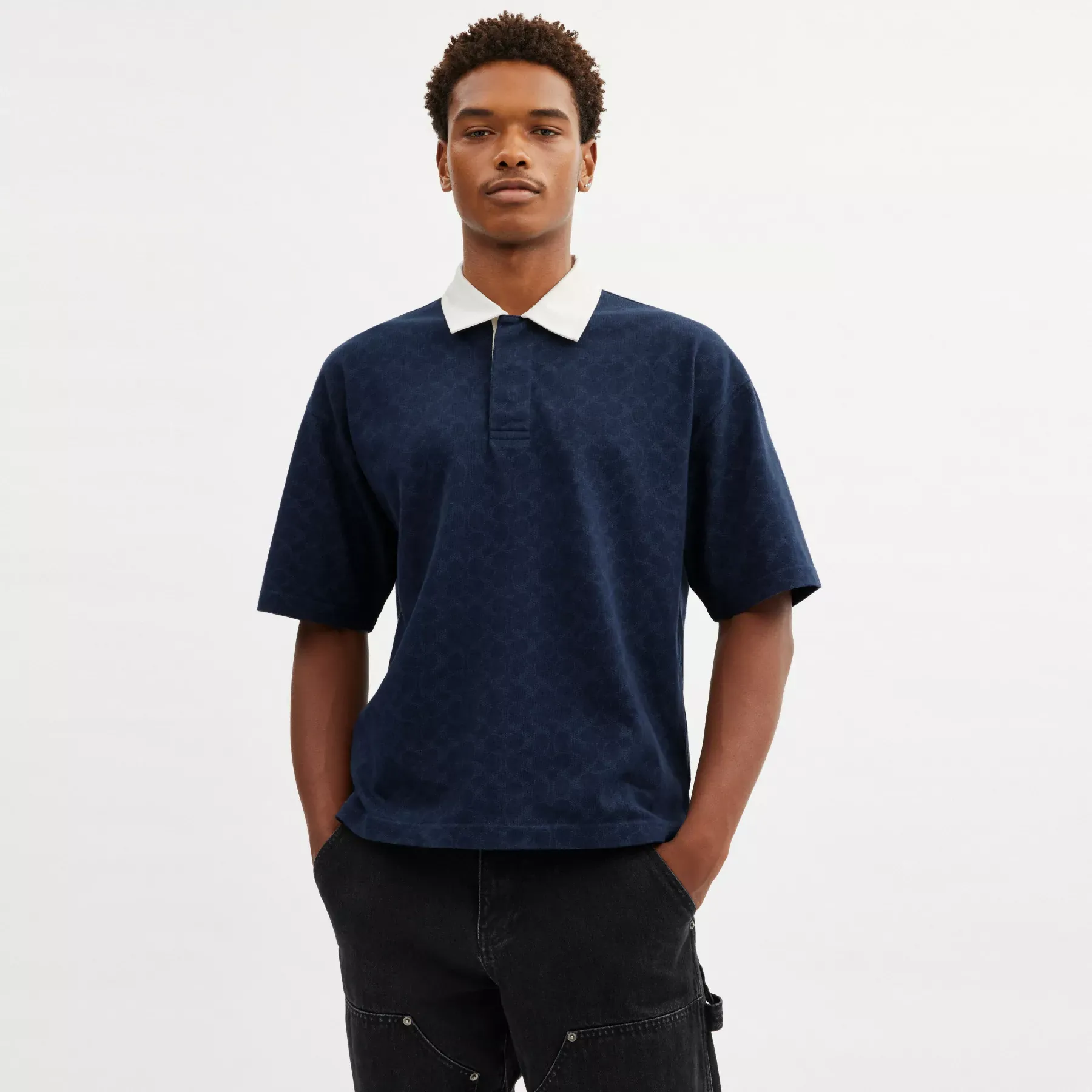 Signature Relaxed Rugby Polo In Organic Cotton