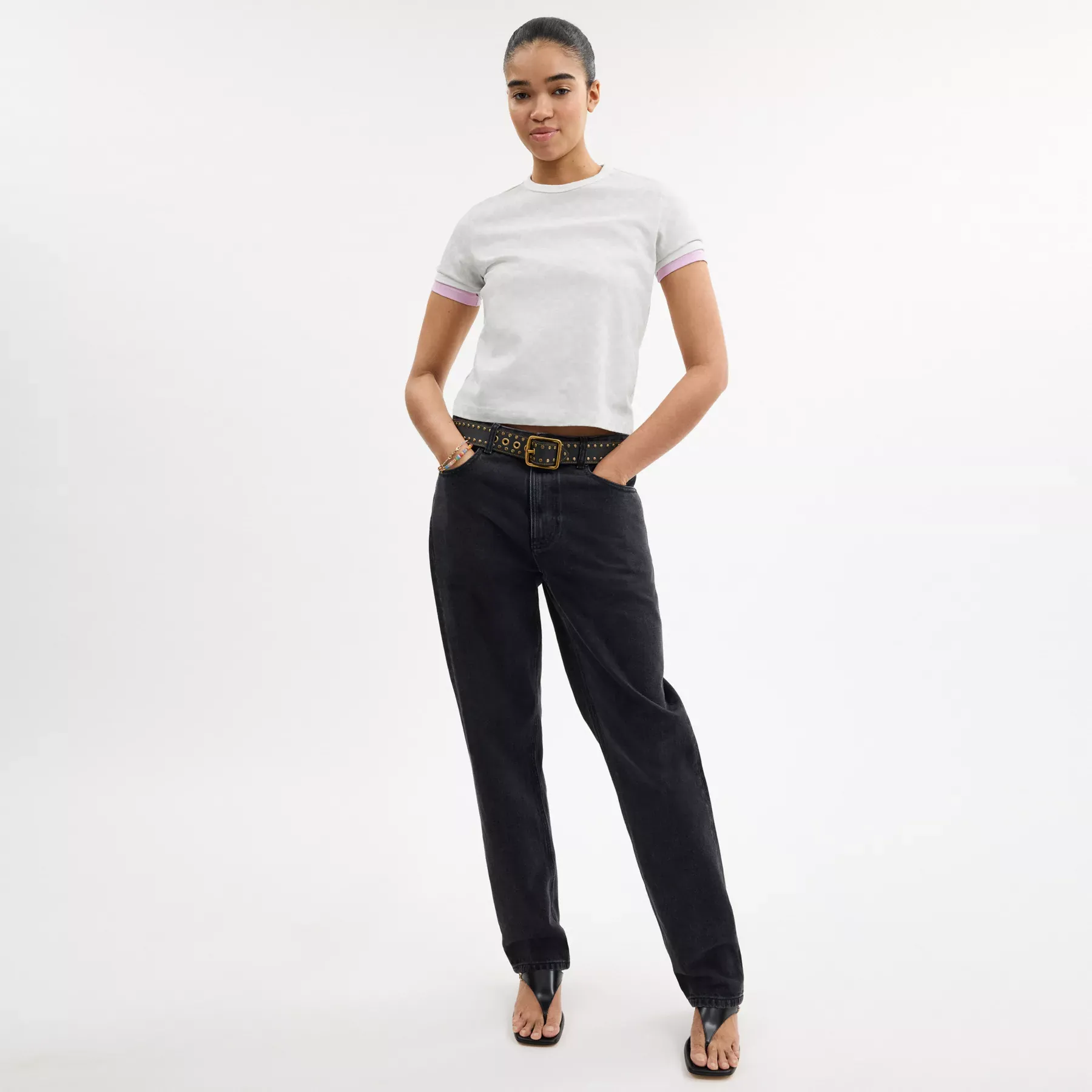 Signature Ringer T-Shirt In Organic Cotton