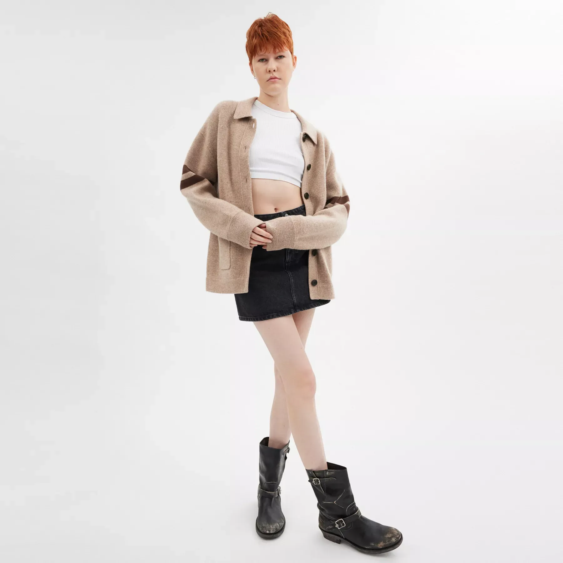 Signature Script Cardigan