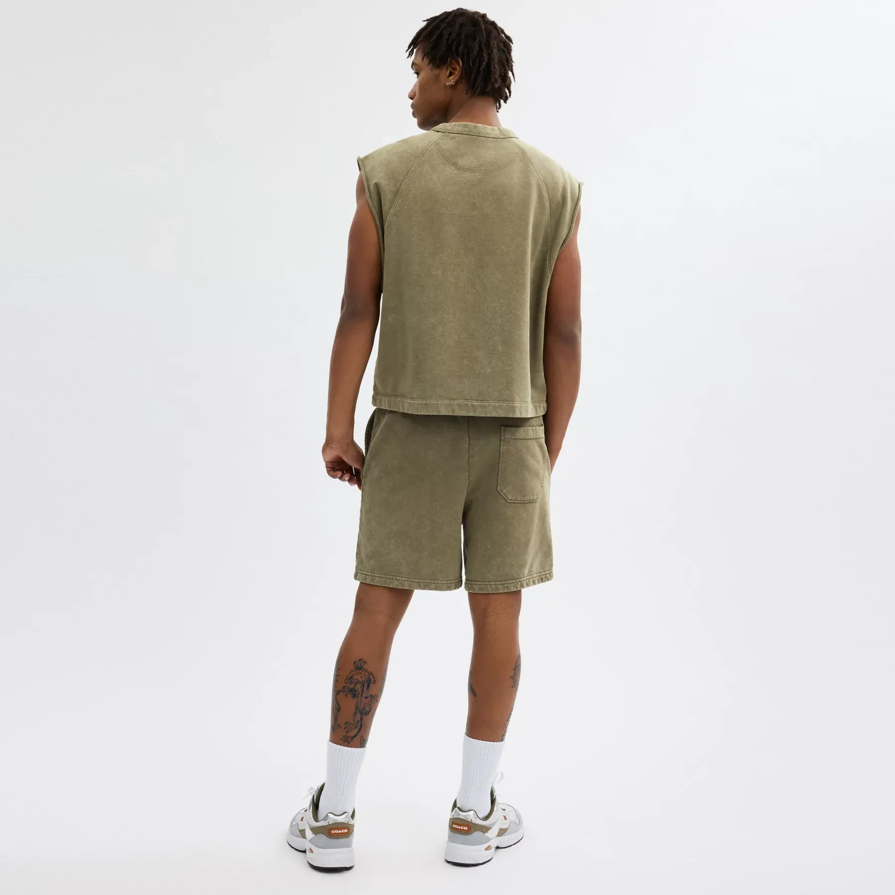 Sleeveless Garment Dye Crewneck Sleeveless Garment Dye Crewneck