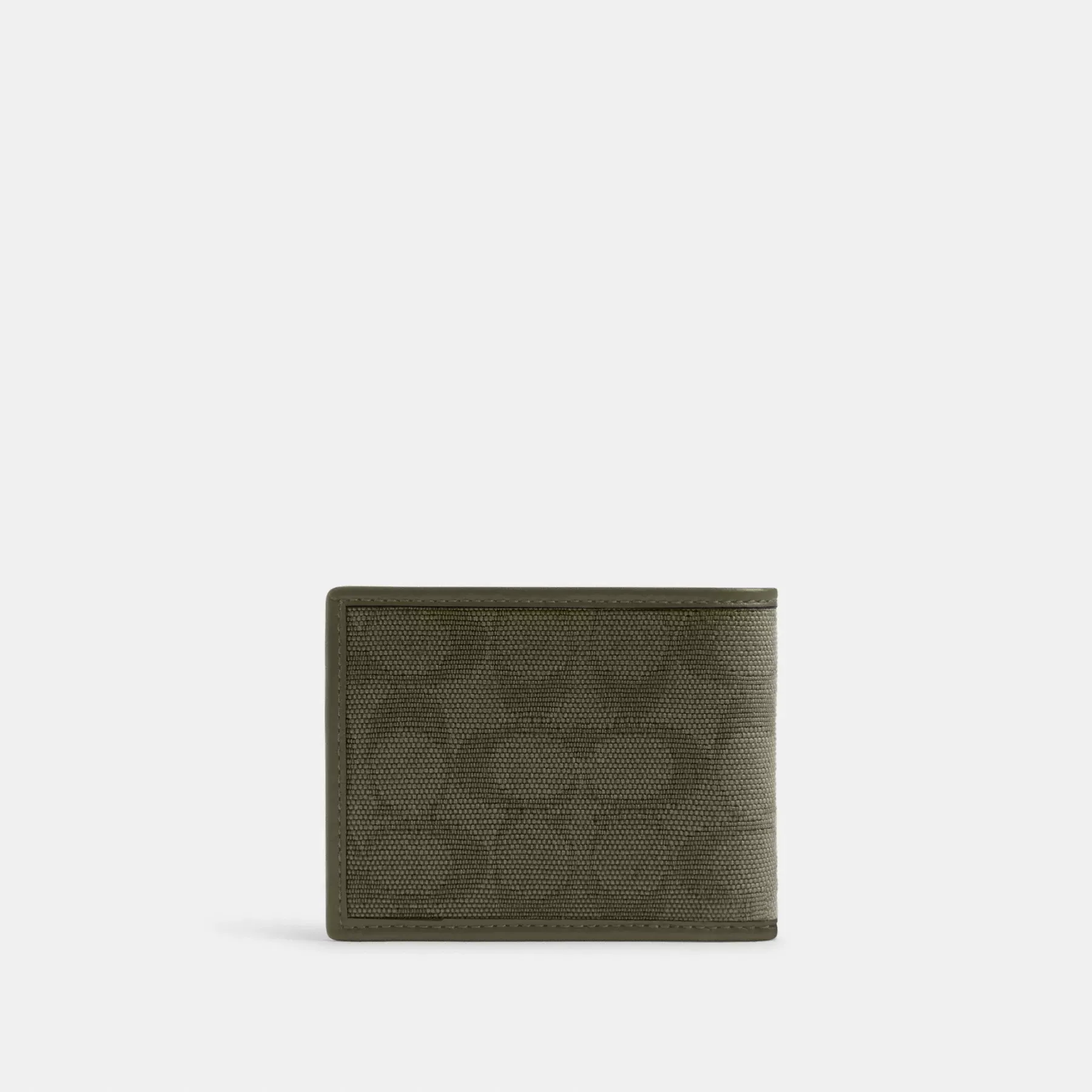 Slim Billfold Wallet In Signature Canvas Jacquard