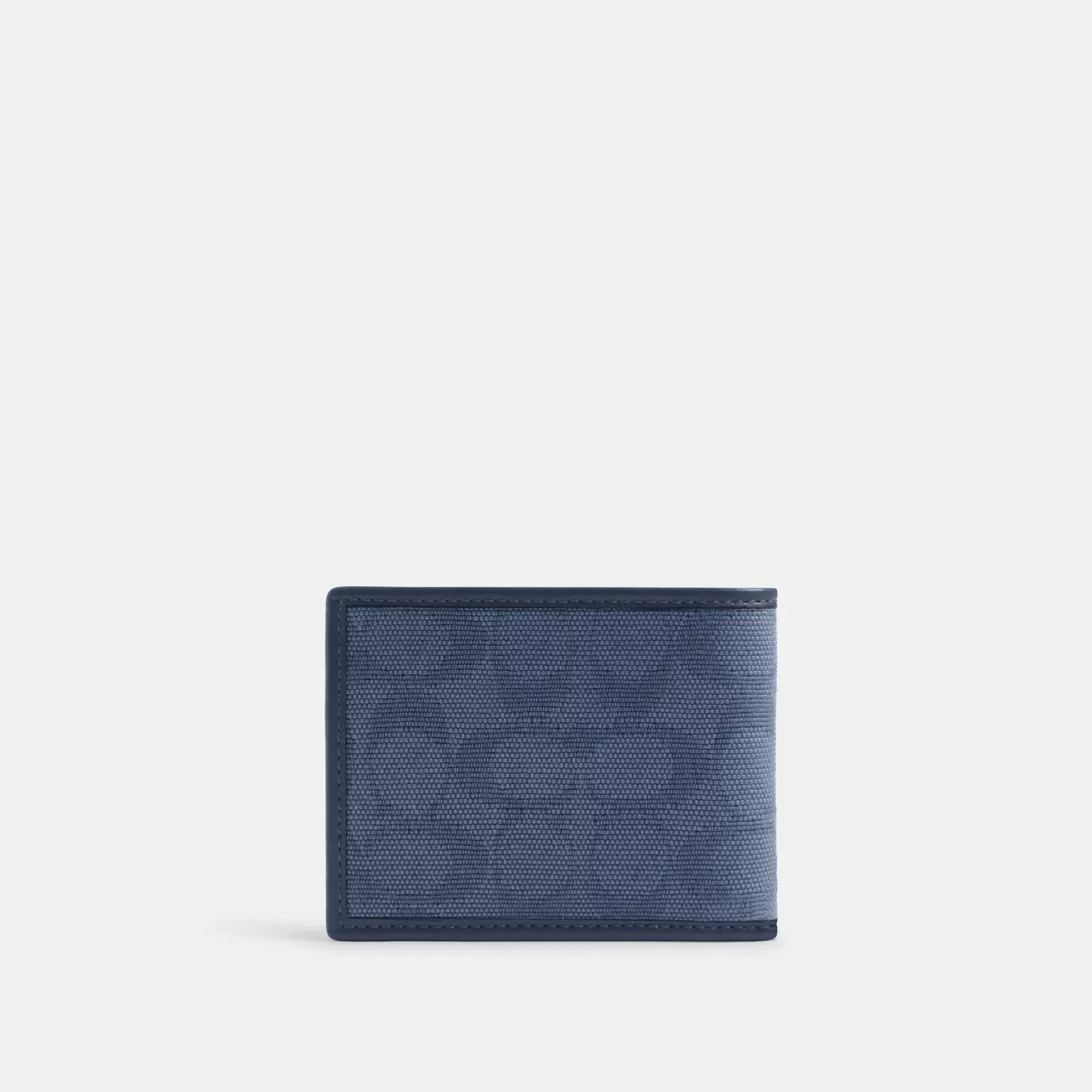 Slim Billfold Wallet In Signature Canvas Jacquard