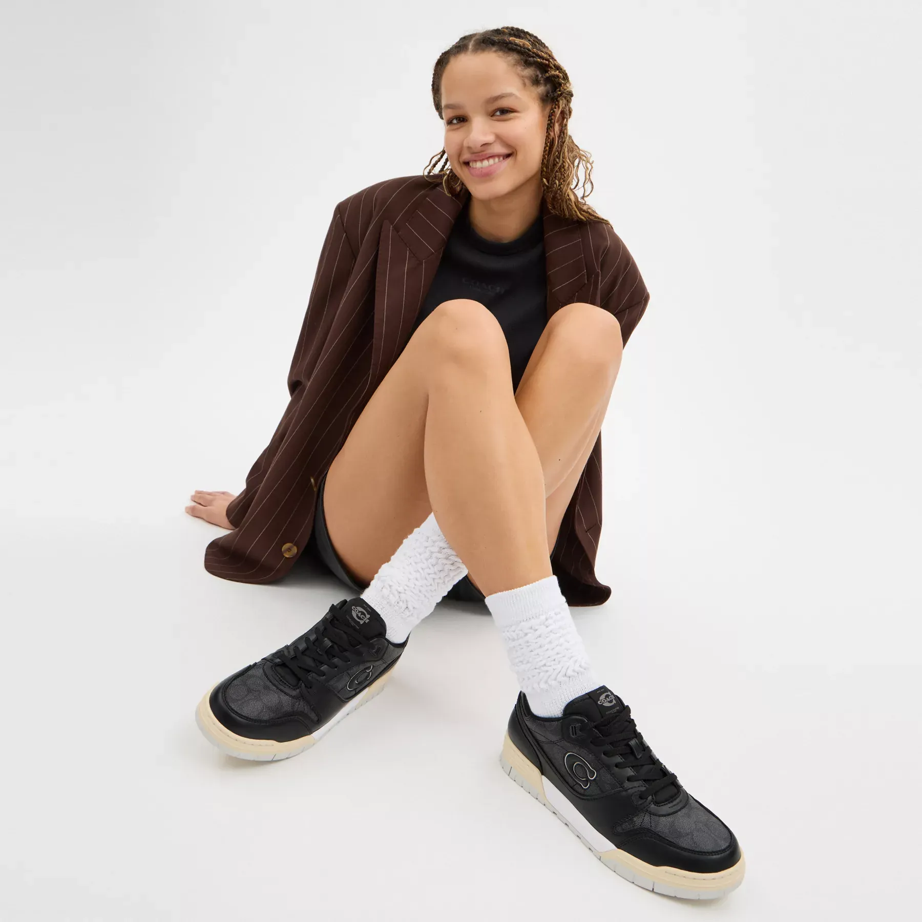 Soho Sneaker With Signature Canvas Soho Sneaker With Signature Canvas